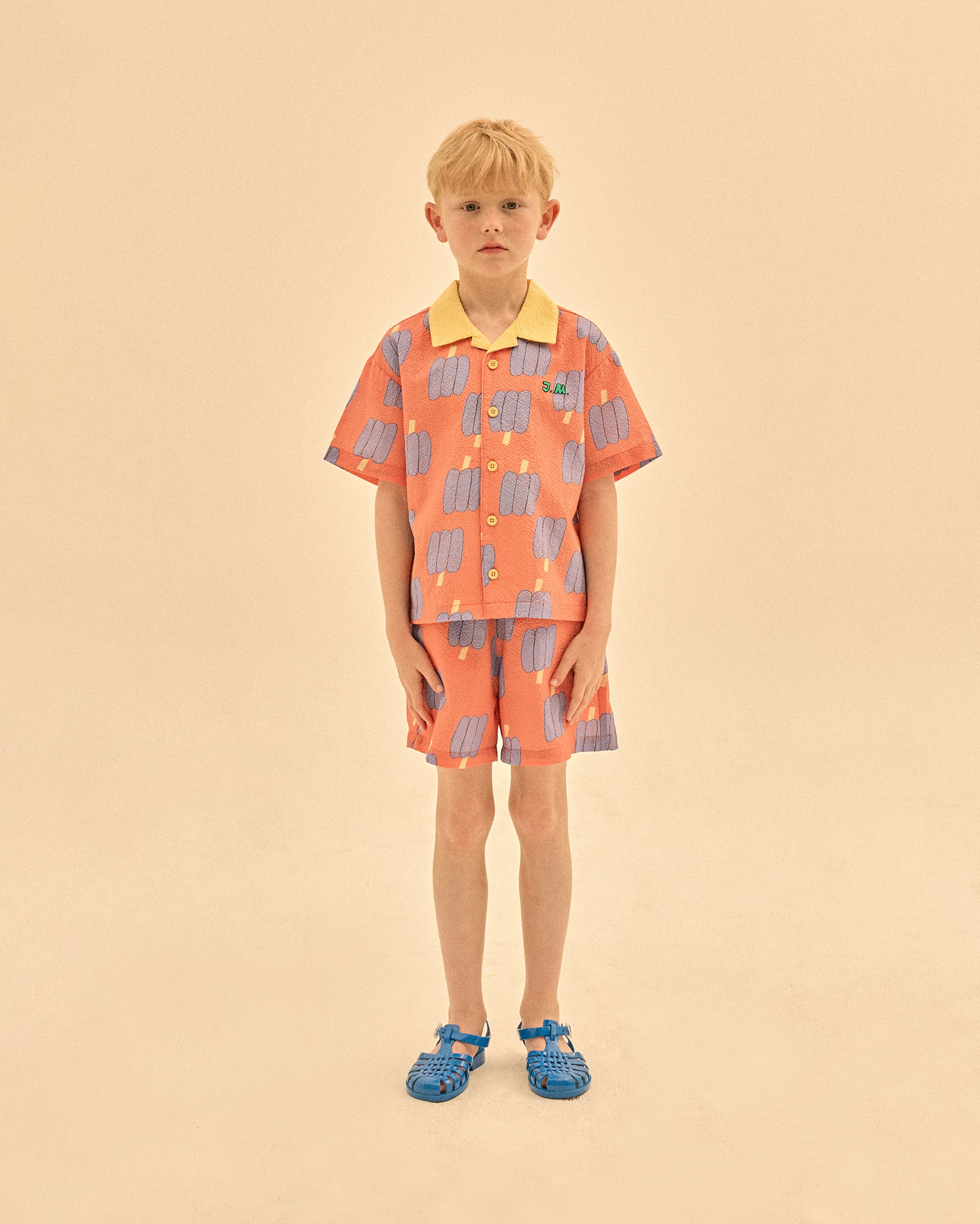 Bell Pepper Seersucker Shorts