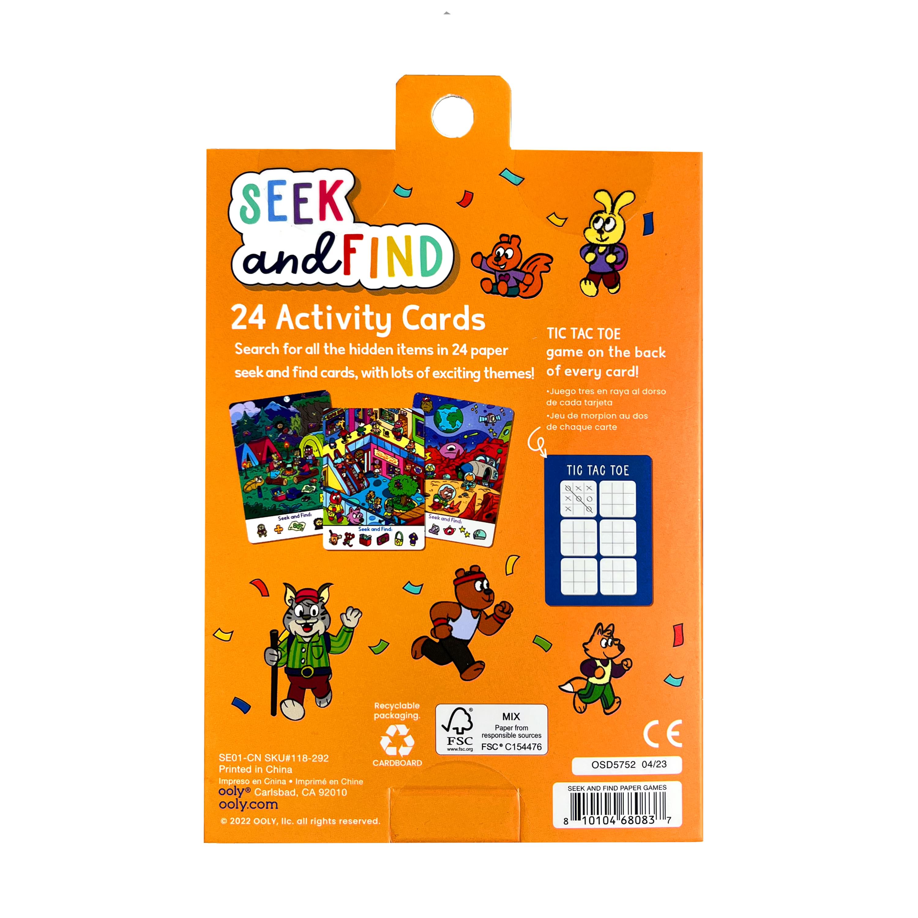 Paper Games: Seek & Find Activity Cards - BIG & BELG