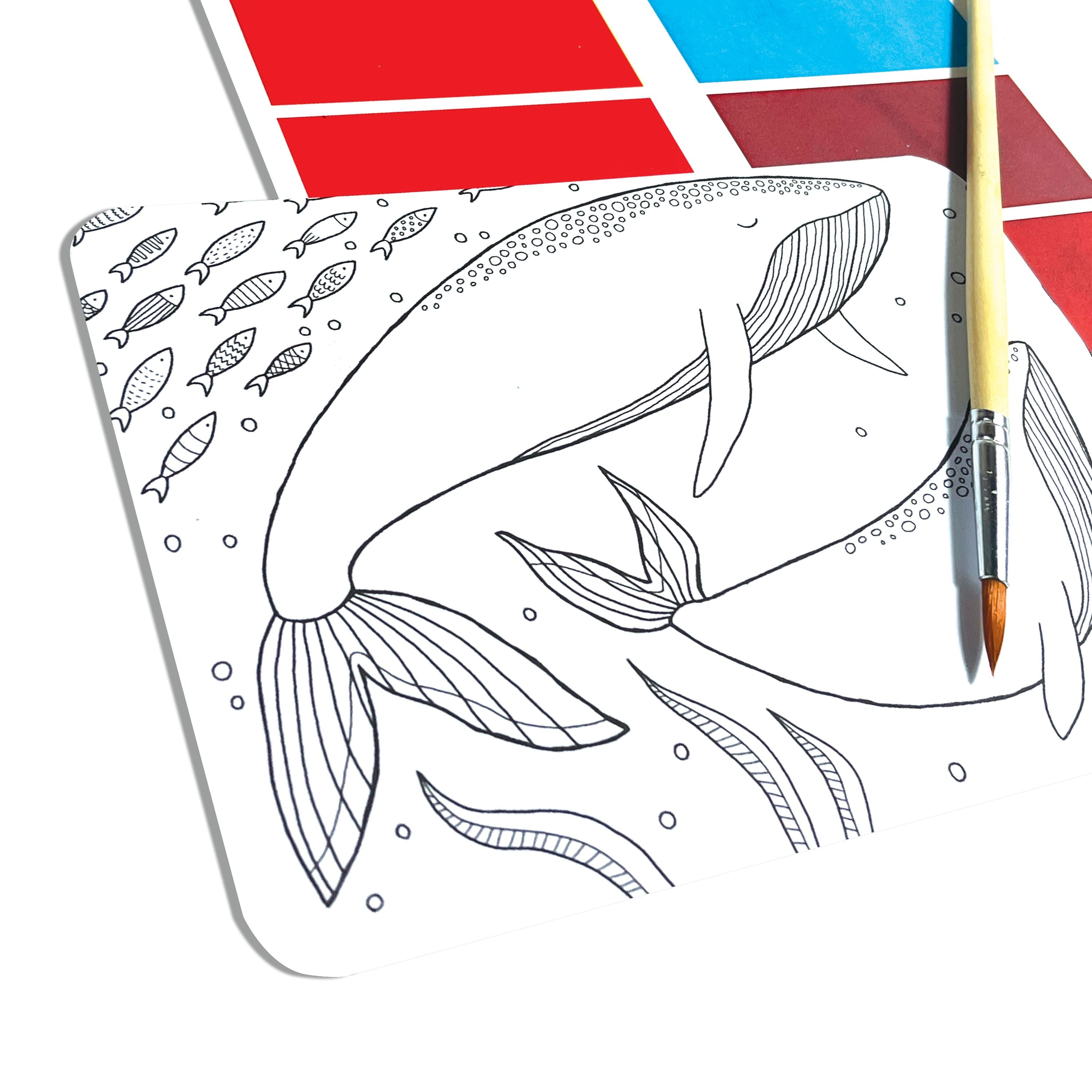 Scenic Hues D.I.Y. Watercolor Art Kit - Ocean Paradise - BIG & BELG