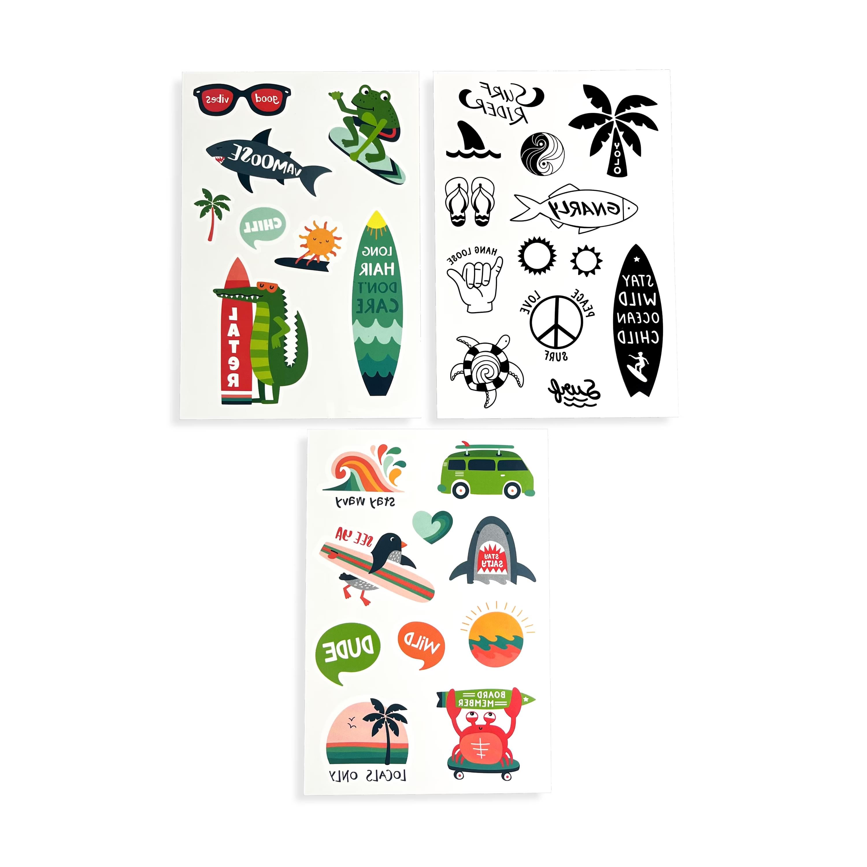 Mini Temporary Tattoos - Beach Days - BIG & BELG