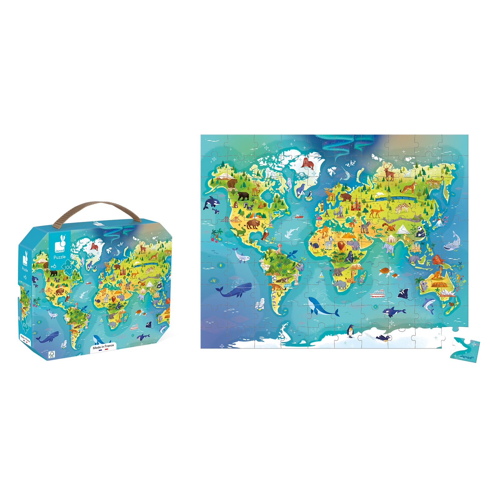 Puzzle - The world - BIG & BELG