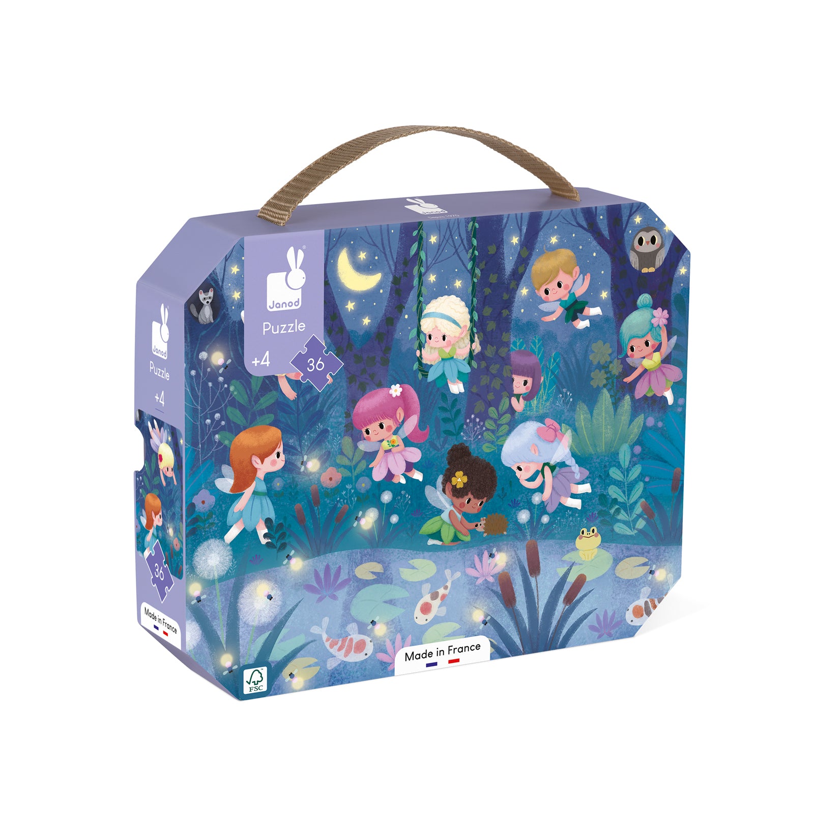 Puzzle - Fairies and Water Lilies - BIG & BELG