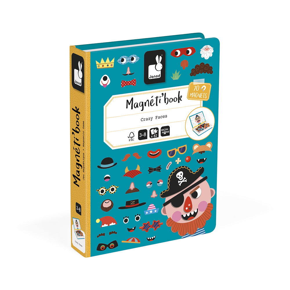 Magnetibook - Crazy faces boys - BIG & BELG