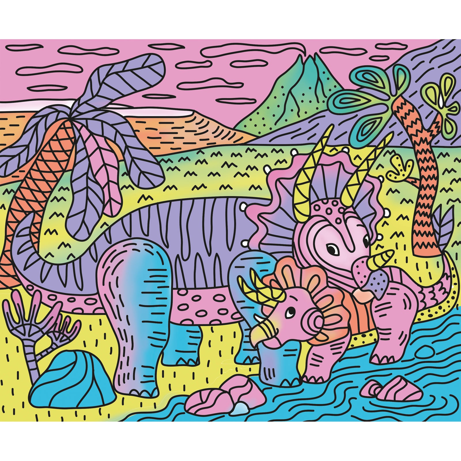 Studio - Painting Magic Dinosaur - BIG & BELG