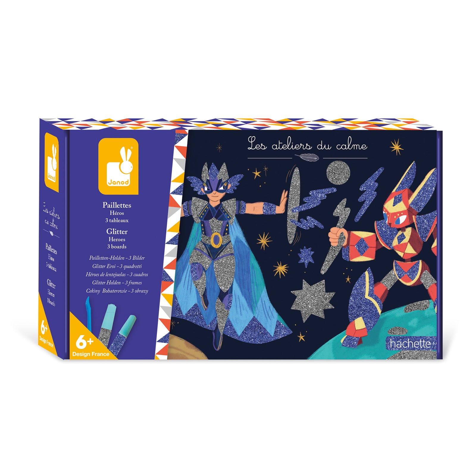 Atelier Deco - Superheroes with glitter - BIG & BELG