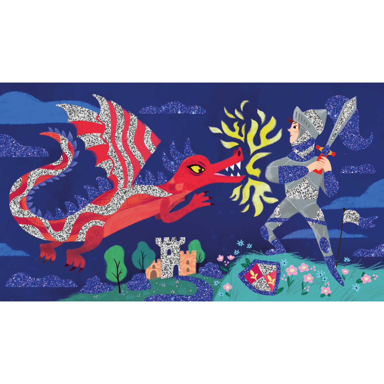Atelier Deco - Superheroes with glitter - BIG & BELG