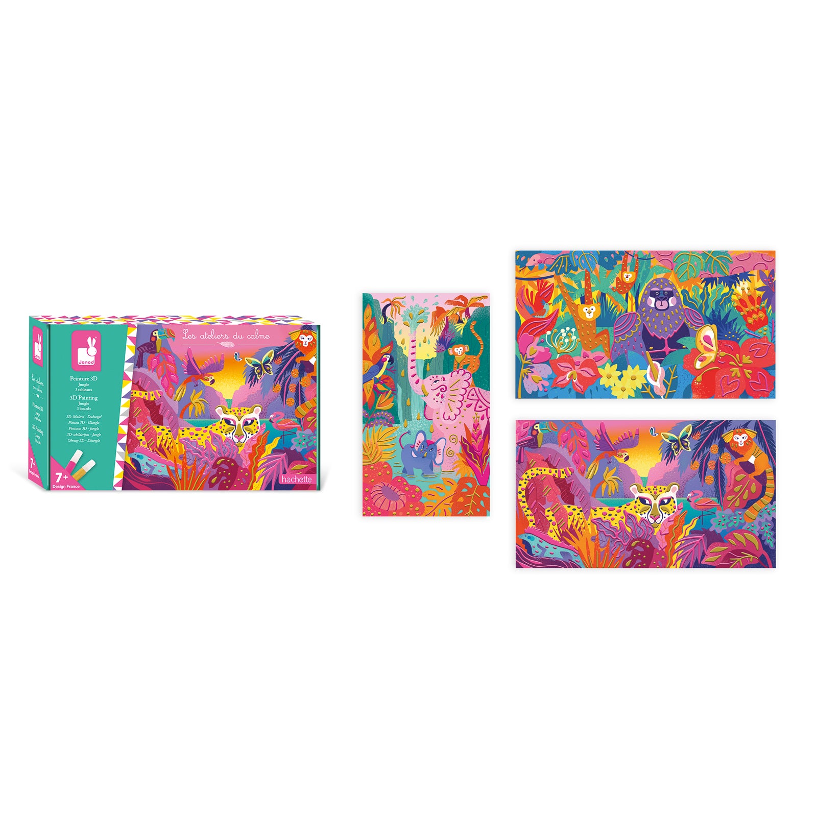 Atelier - 3D painting set Jungle - BIG & BELG