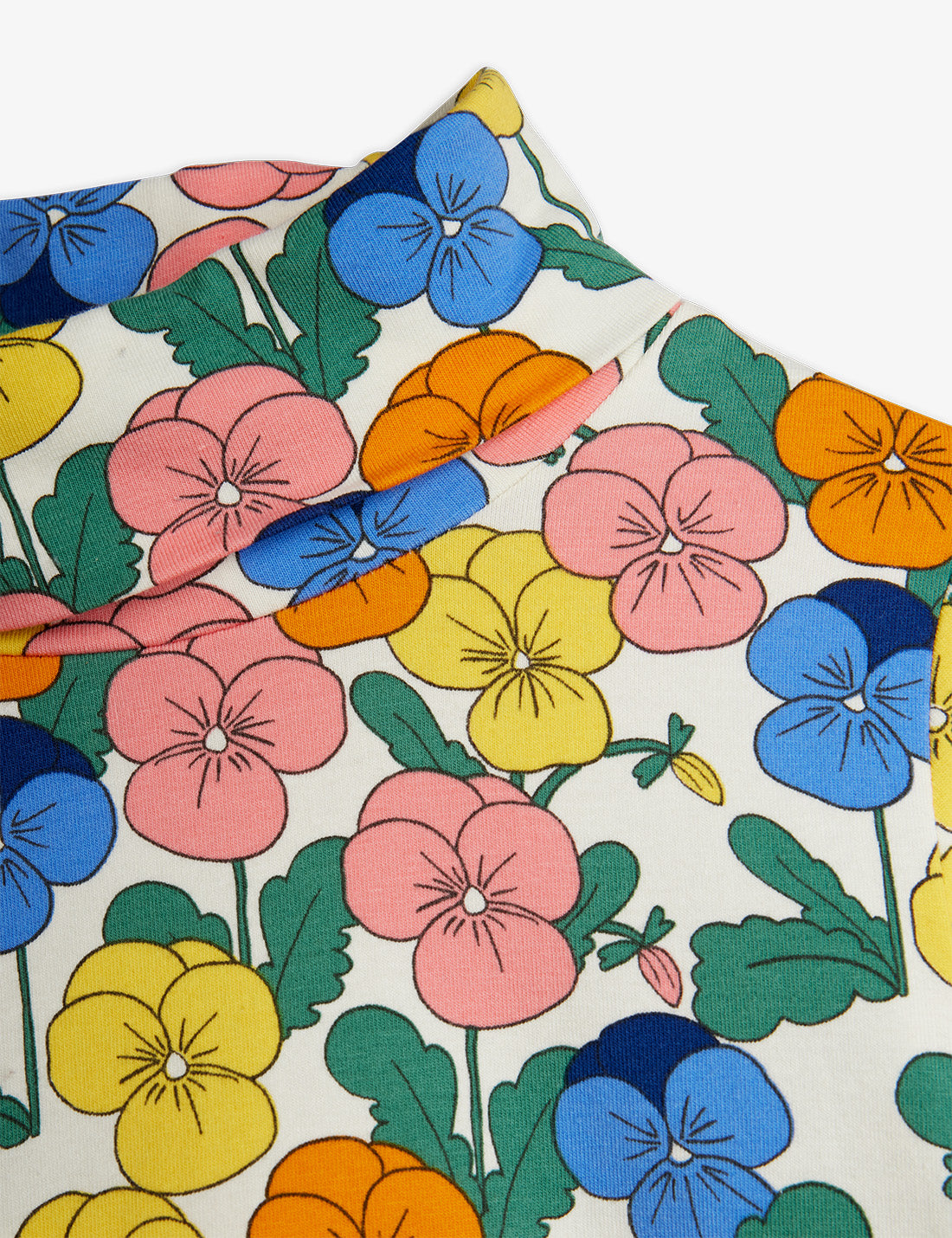Violas all over print turtleneck