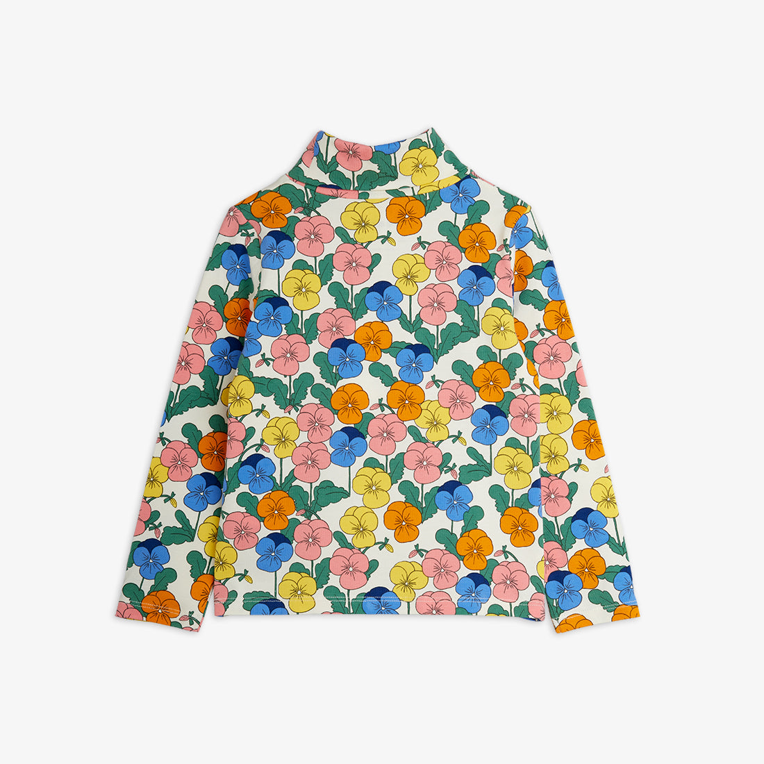 Violas all over print turtleneck