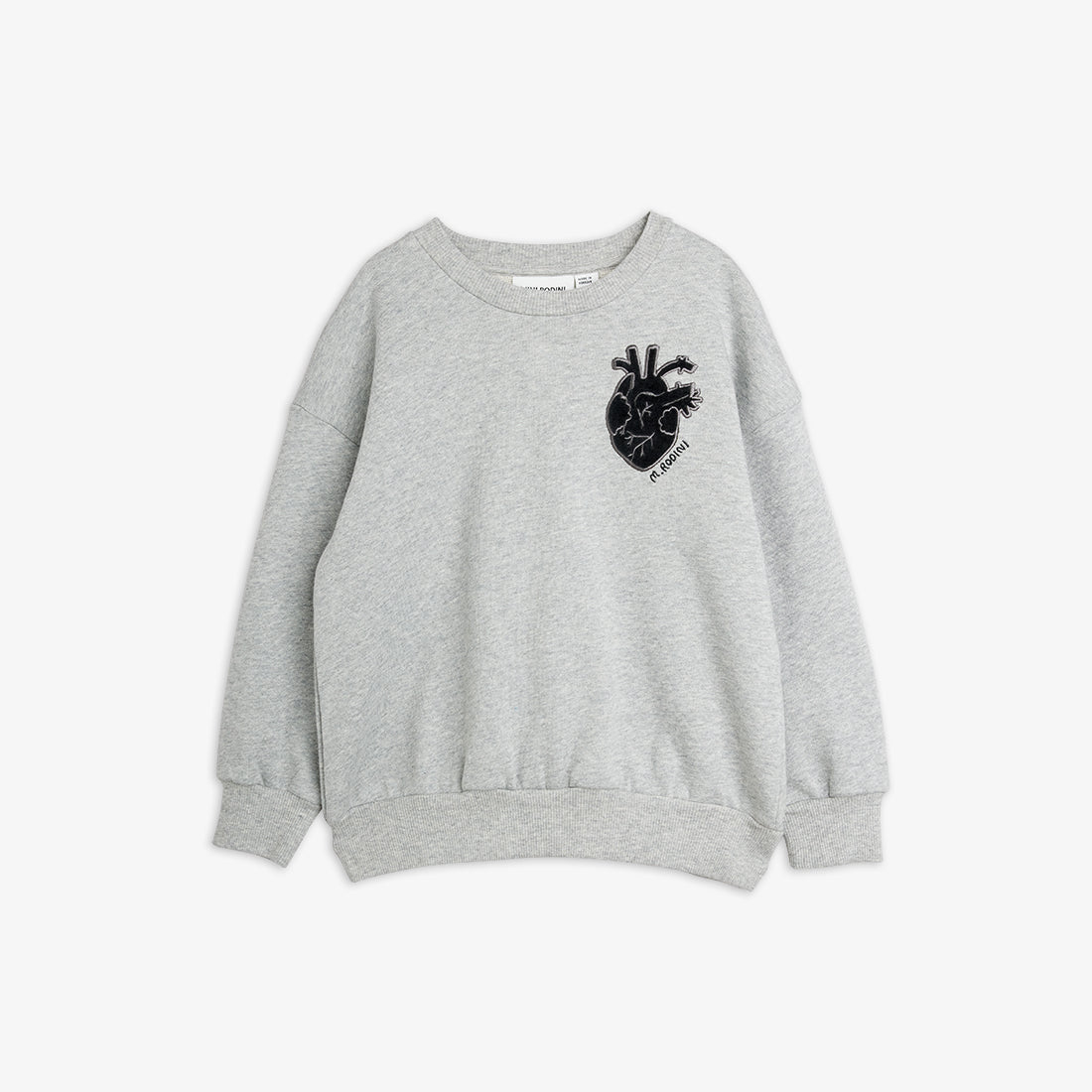 Heart application sweatshirt