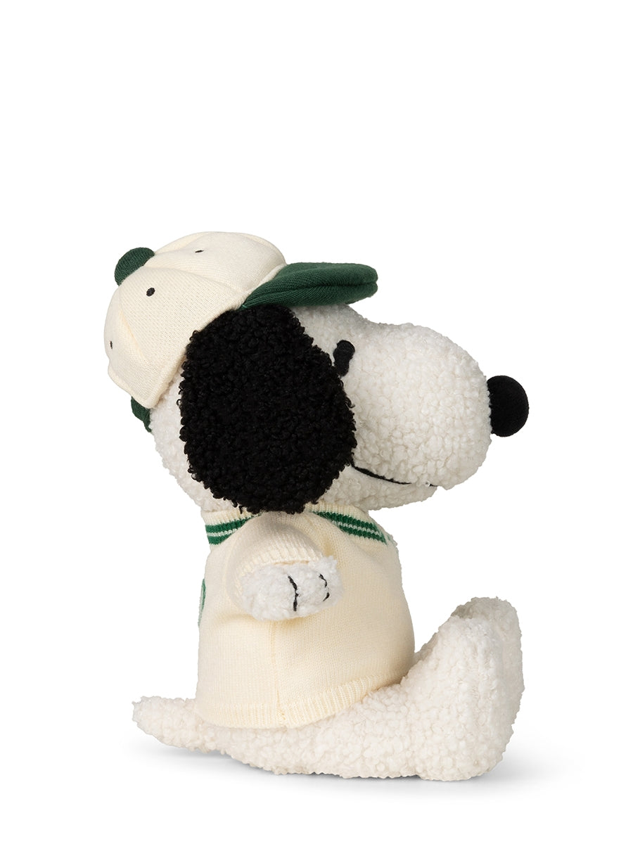 Snoopy ECO Tiny Teddy Cream with Varsity Sweater
