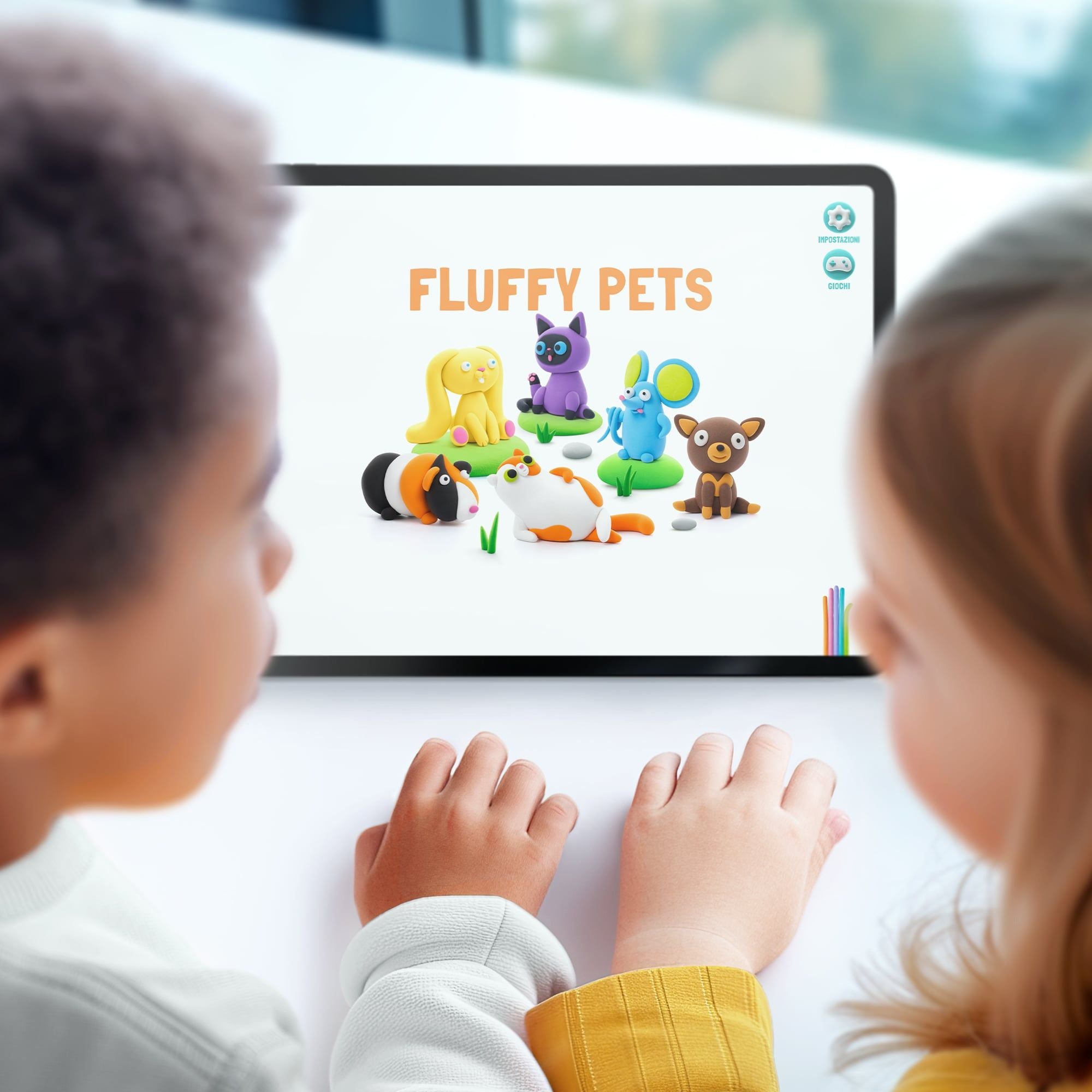 Fluffy Pets - set - BIG & BELG