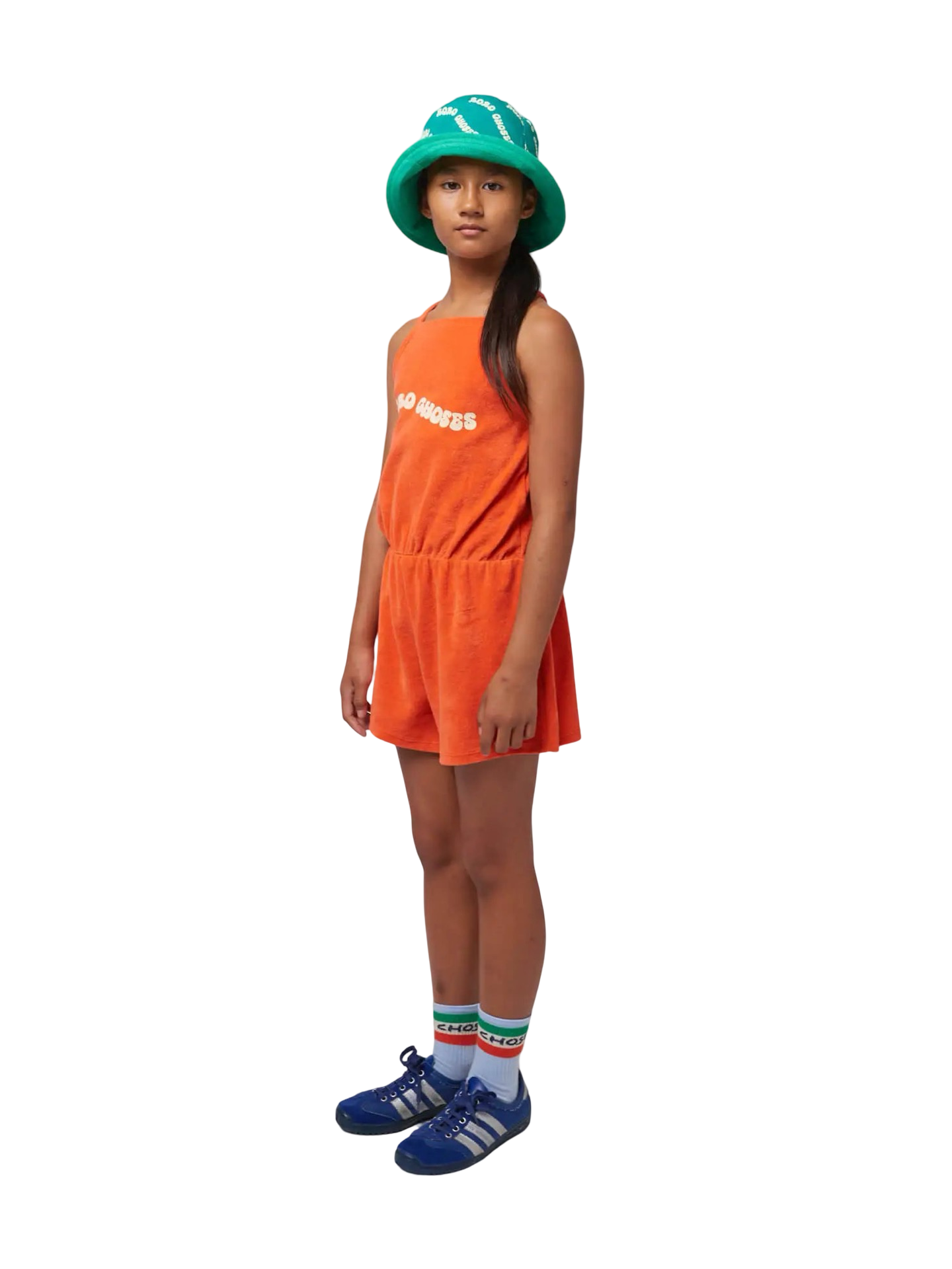 Wavy Bobo Choses terry cloth playsuit - BIG & BELG