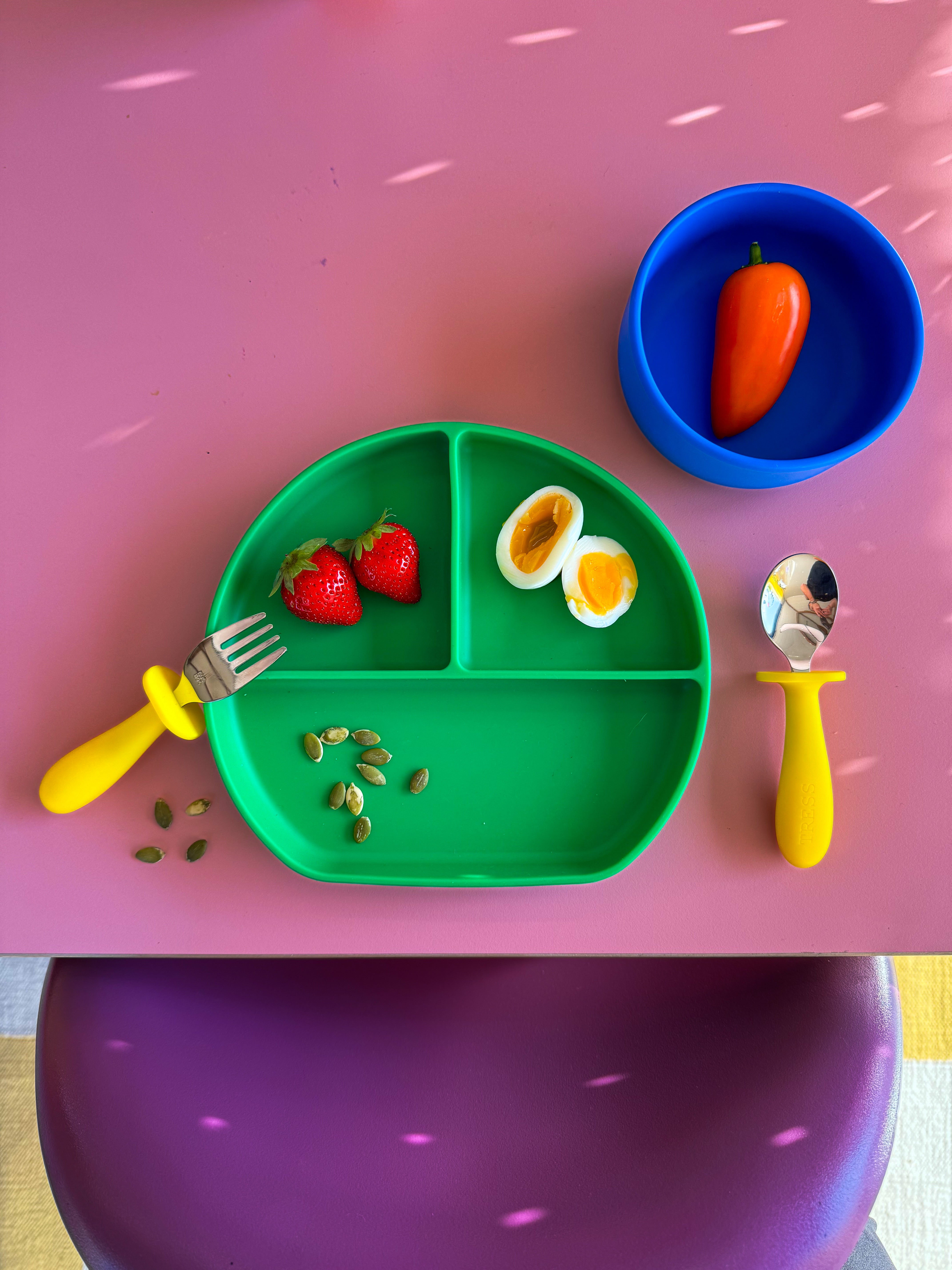 The spoon & fork yellow - BIG & BELG