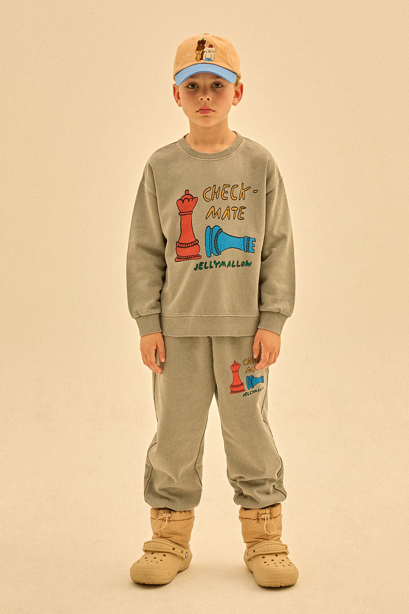 Check Mate Pignment Sweatshirt - BIG & BELG