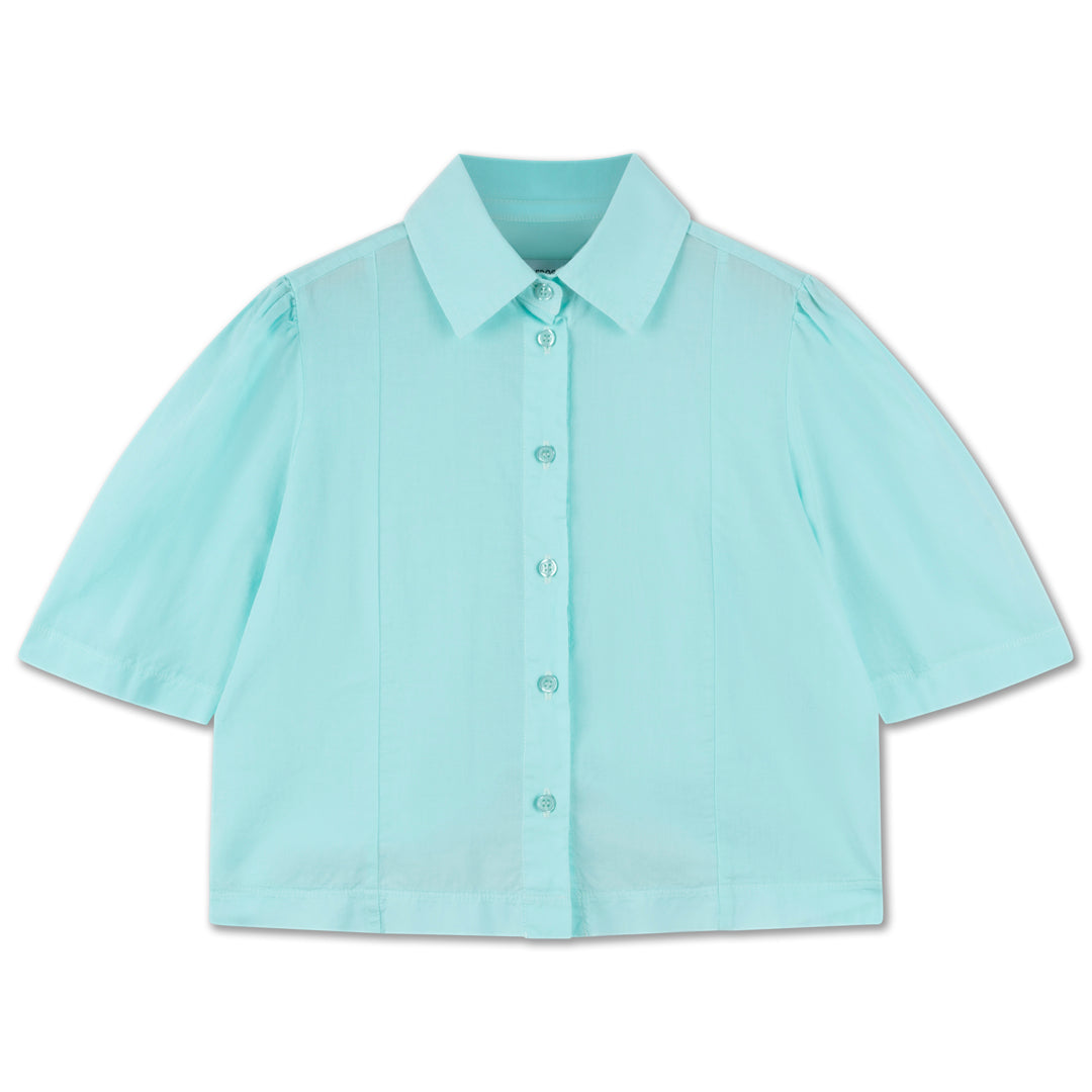 blouse aqua light