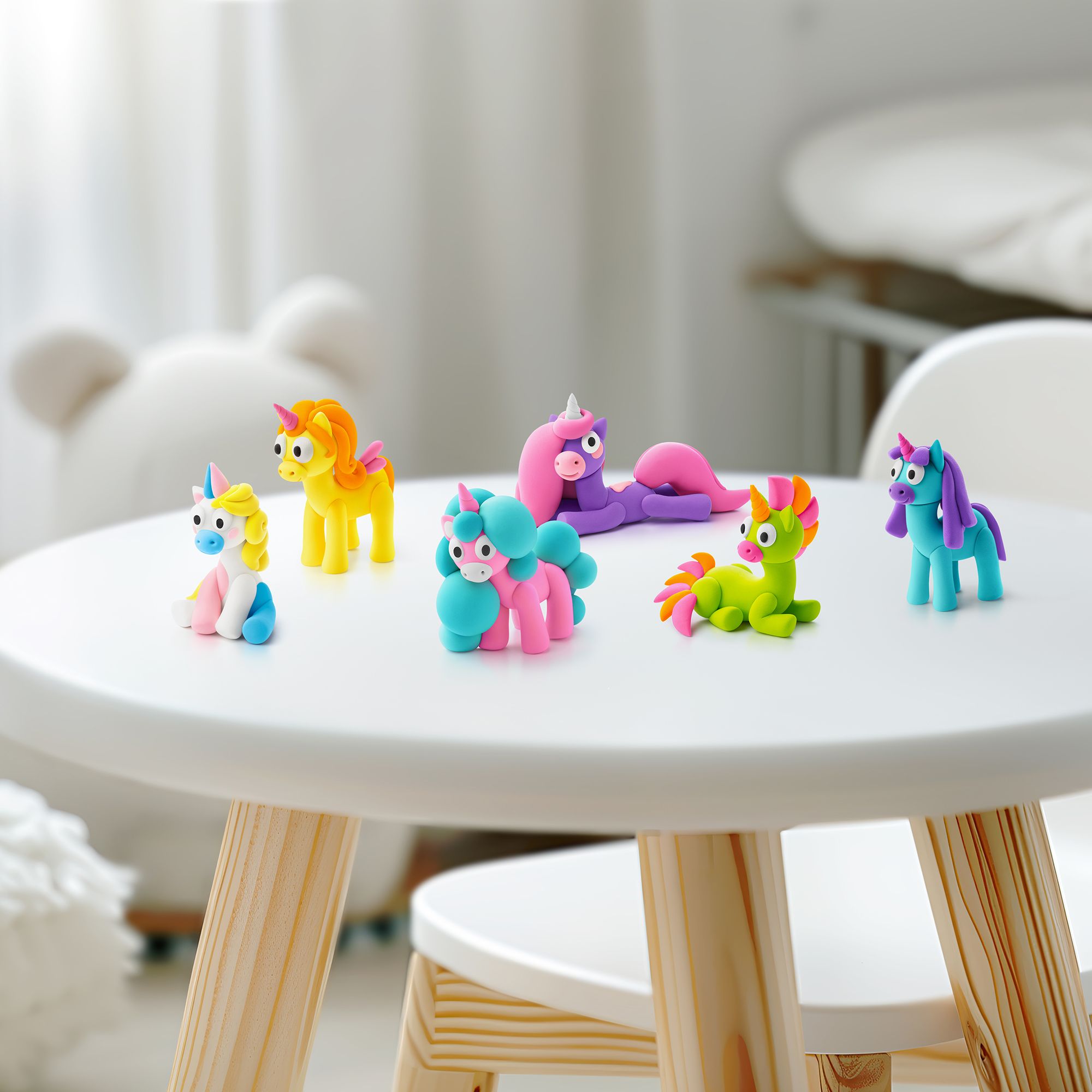 Rainbow Unicorns - set - BIG & BELG