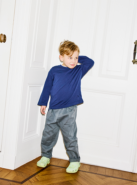 Baggy chino Basalt Gray - BIG & BELG