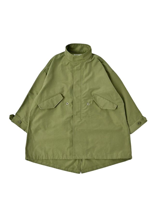 Woven Coat Olive