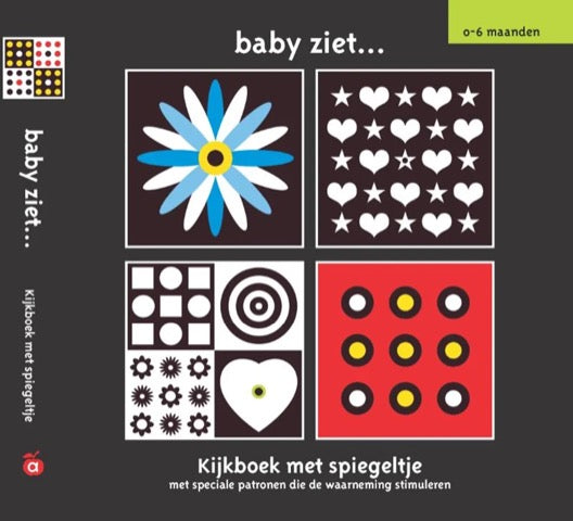 Baby ziet: Kijkboek met spiegeltje - BIG & BELG