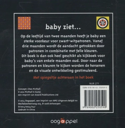 Baby ziet: Kijkboek met spiegeltje - BIG & BELG