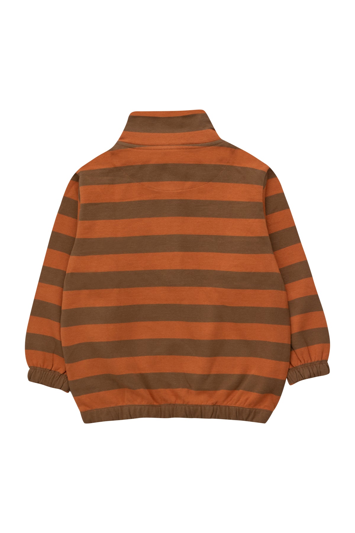 TINY STRIPES MOCKNECK SWEATSHIRT