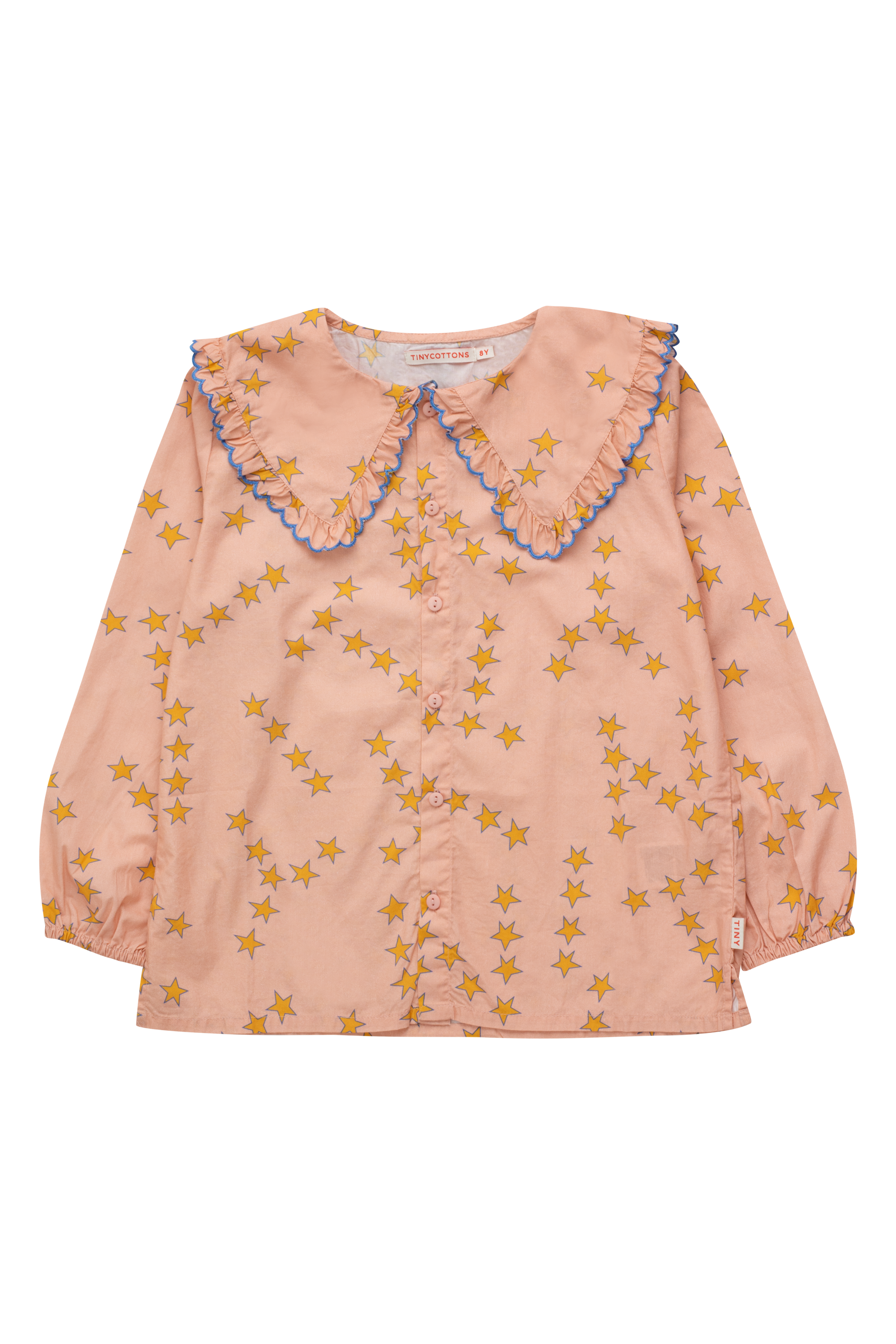 TINY STARS FRILL COLLAR SHIRT
