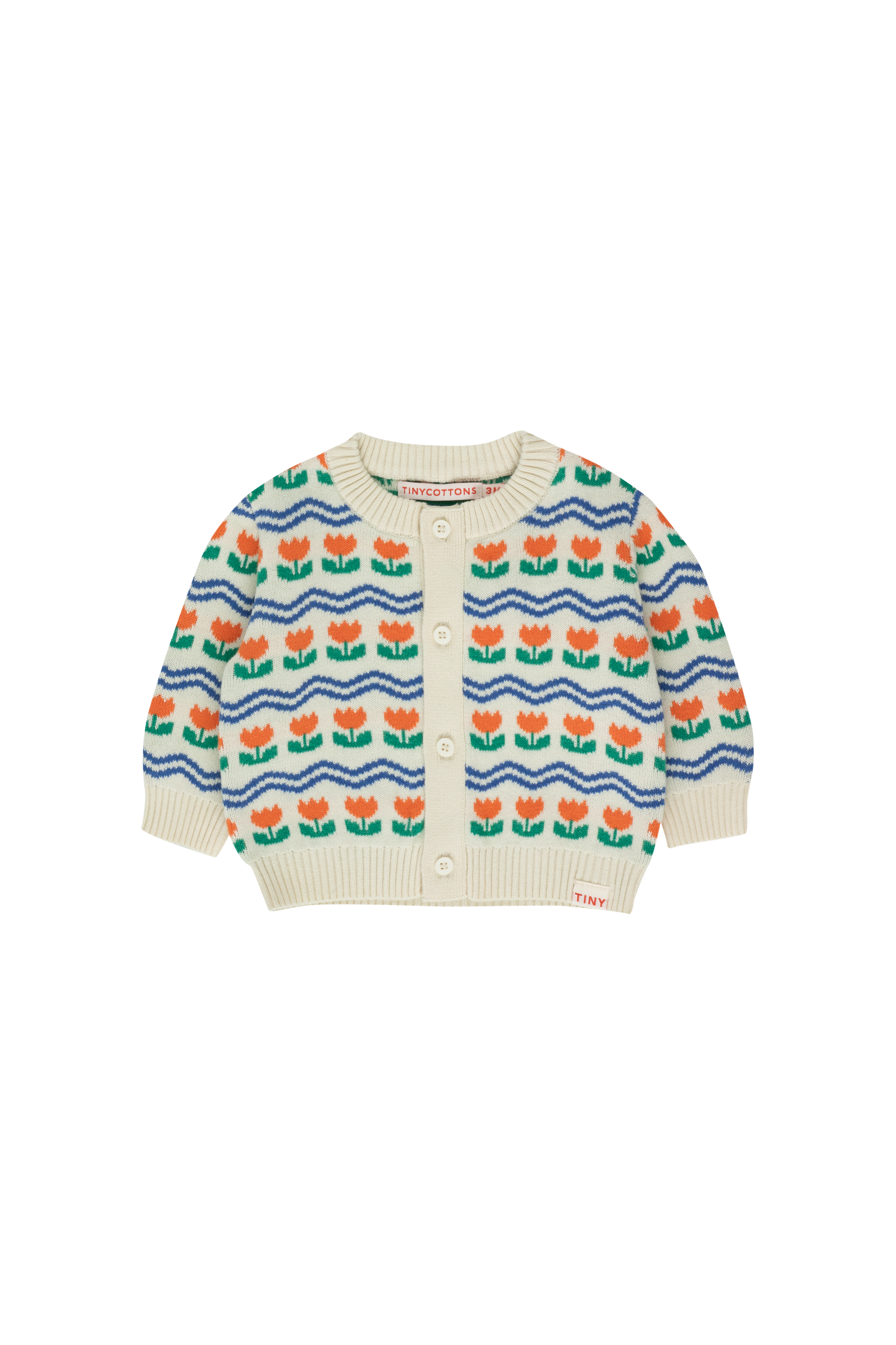 FLOWERS BABY CARDIGAN