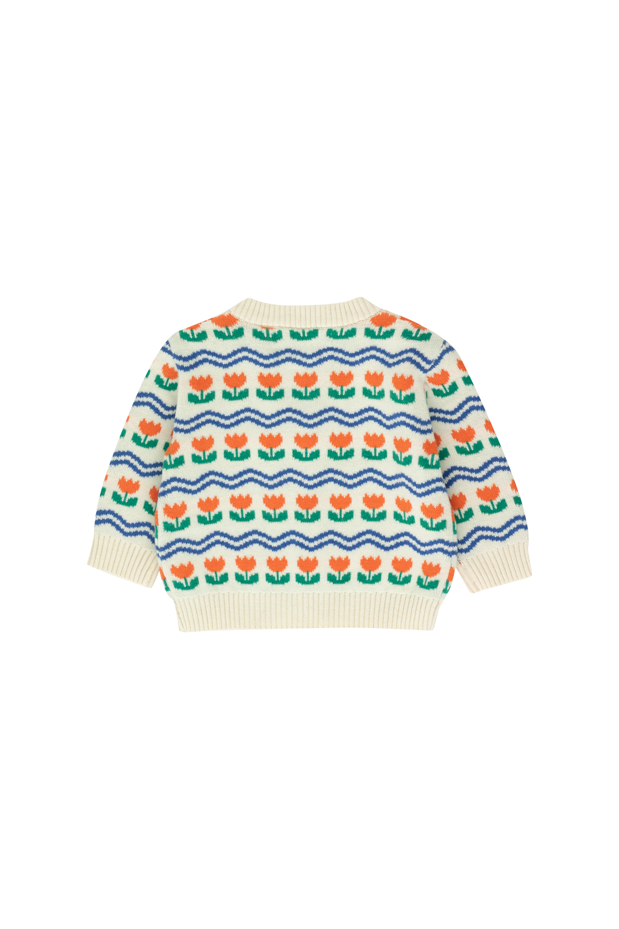 FLOWERS BABY CARDIGAN