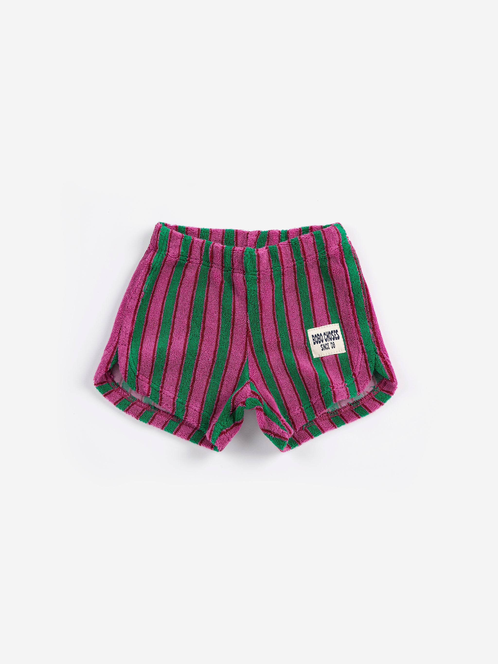 Striped terry cloth shorts baby - BIG & BELG