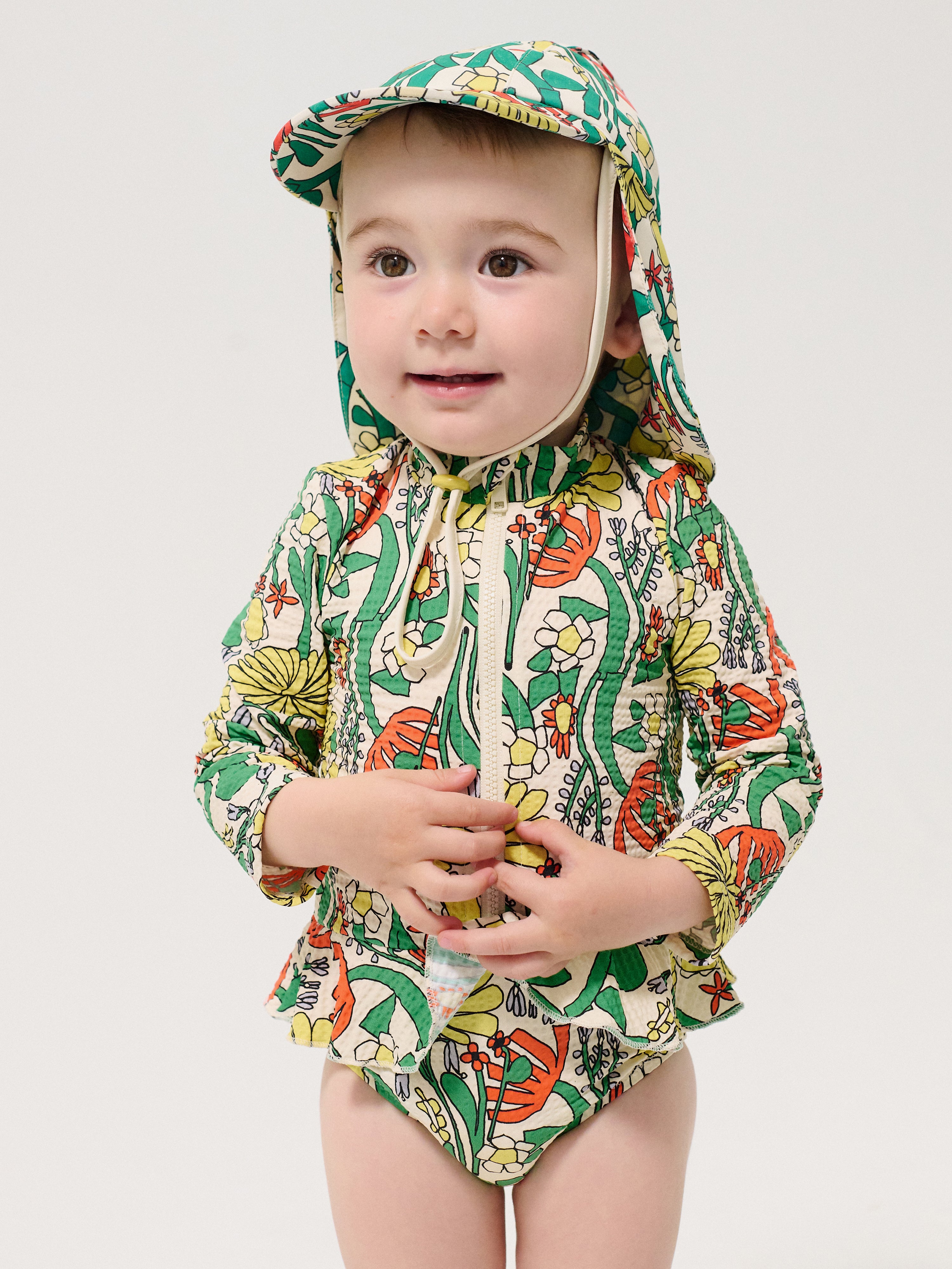 Color Herbalist all over swim overall - BIG & BELG