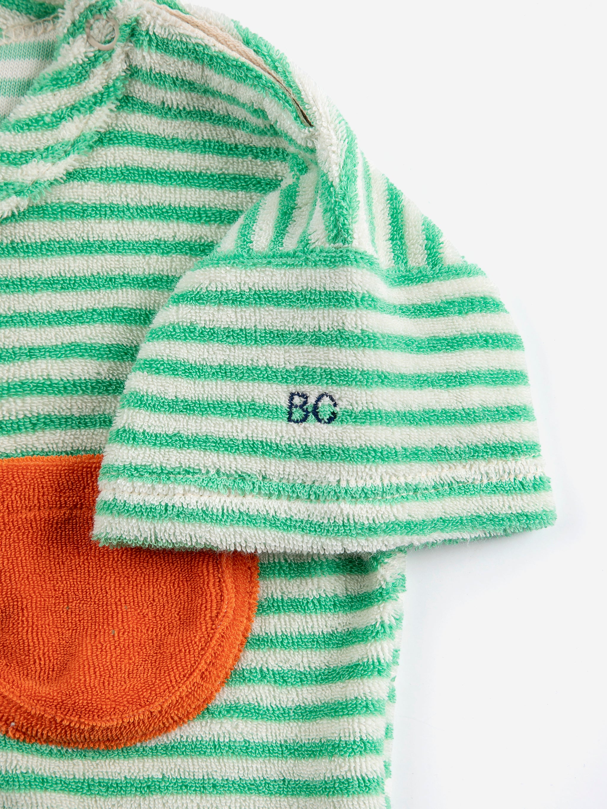 Green Stripes terry cloth Tshirt - BIG & BELG