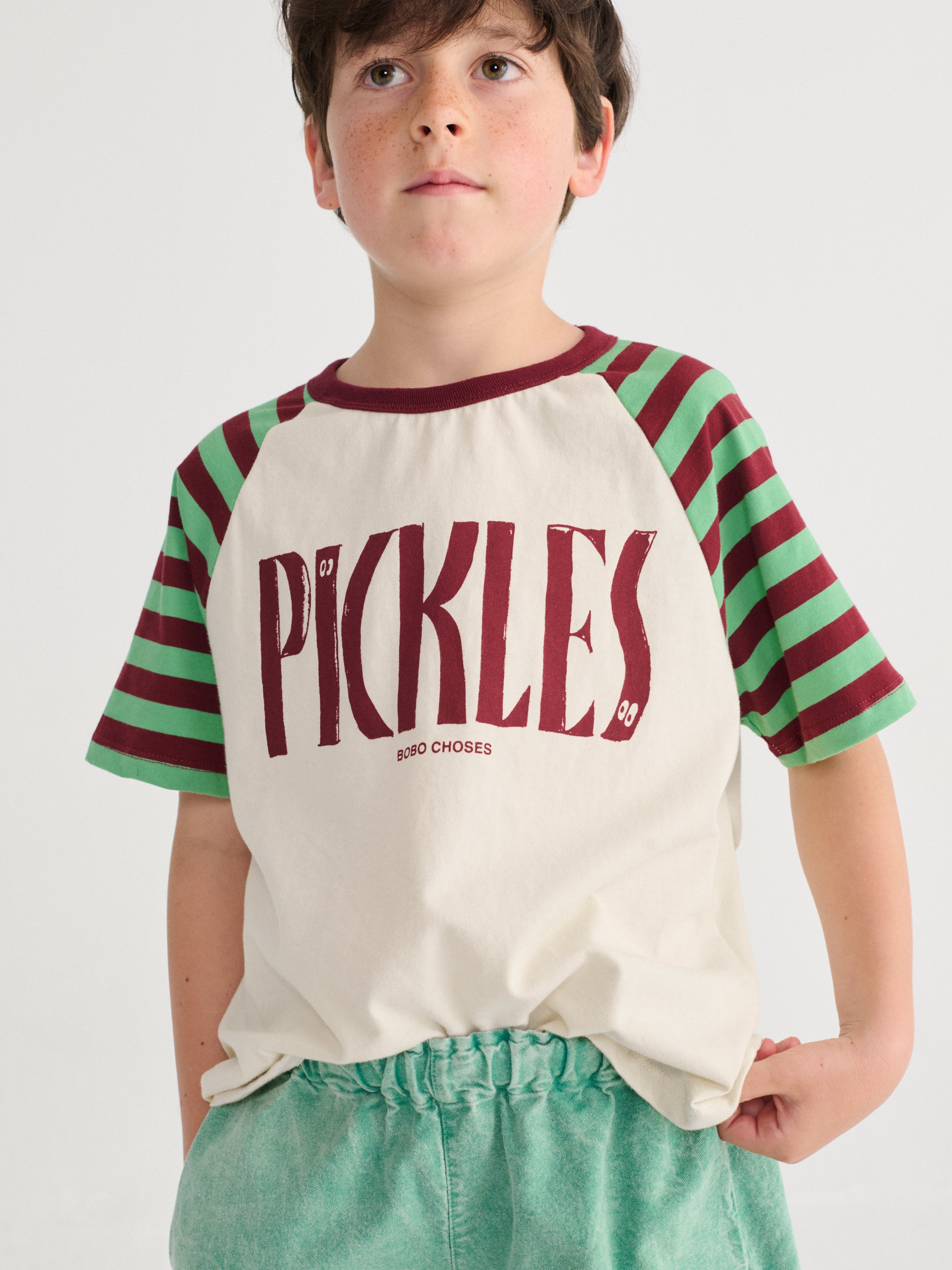 Spicy Pickles raglan T-shirt - BIG & BELG