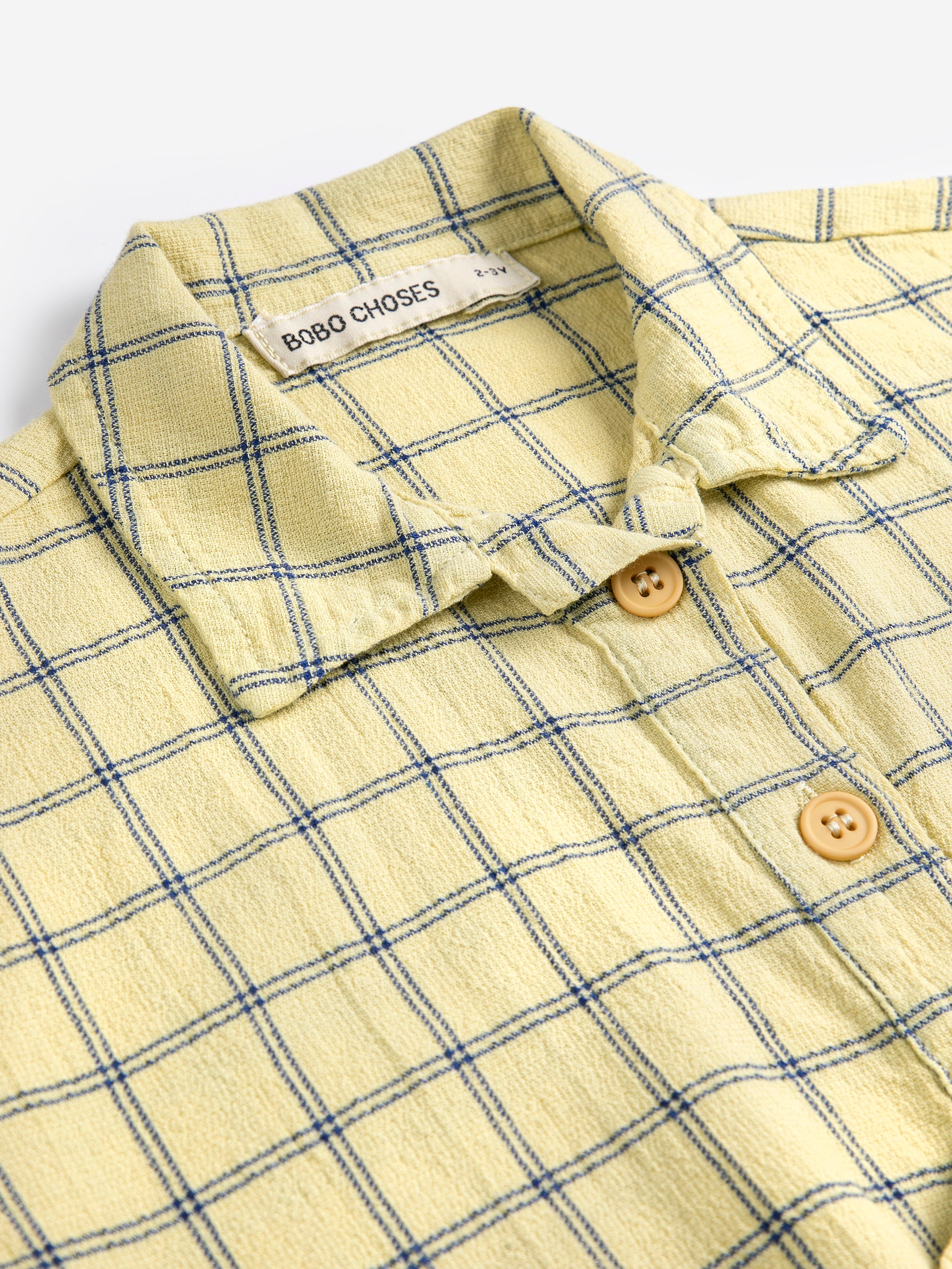 Spicy Window Pane woven shirt - BIG & BELG