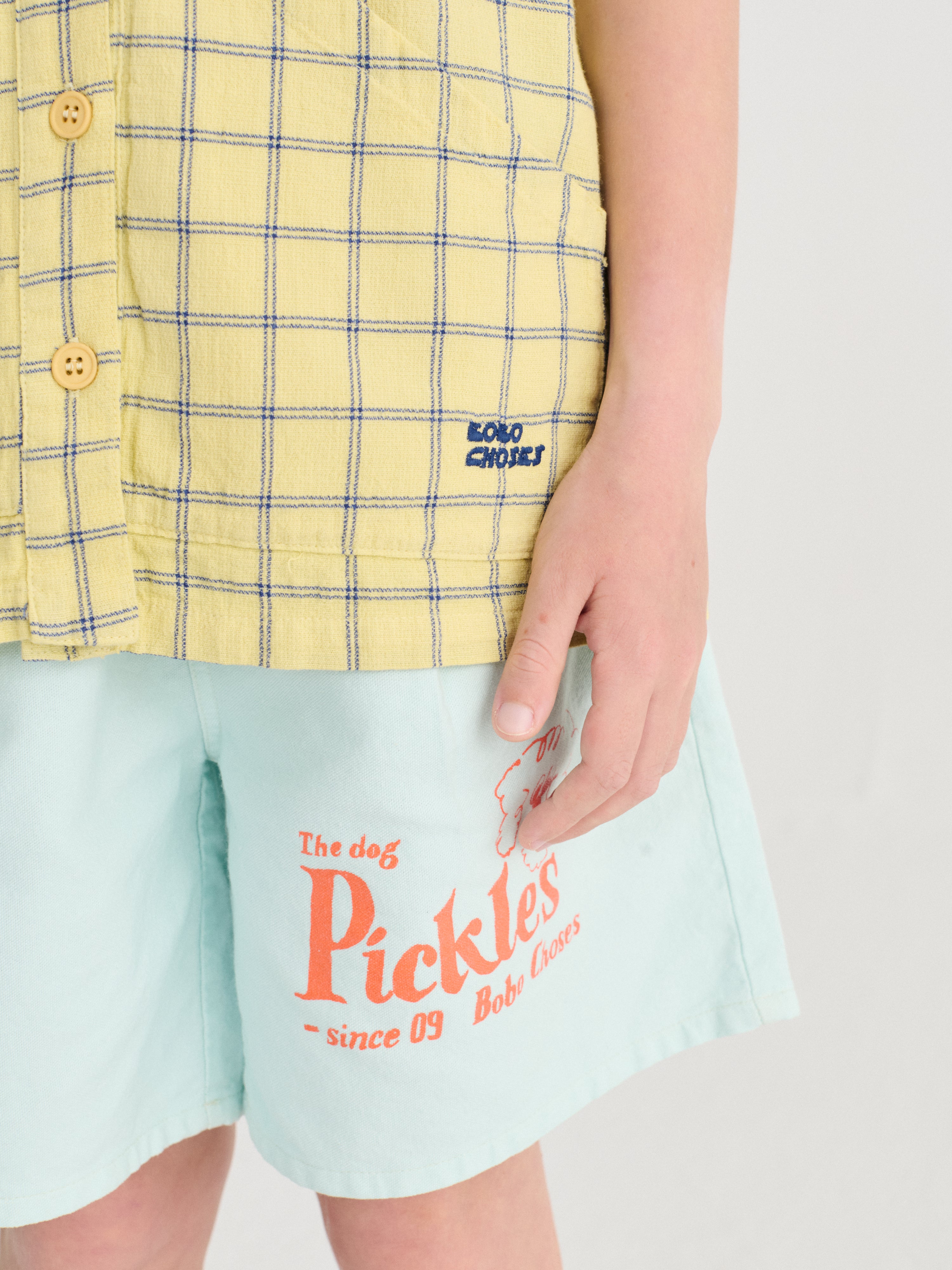 Spicy Window Pane woven shirt - BIG & BELG
