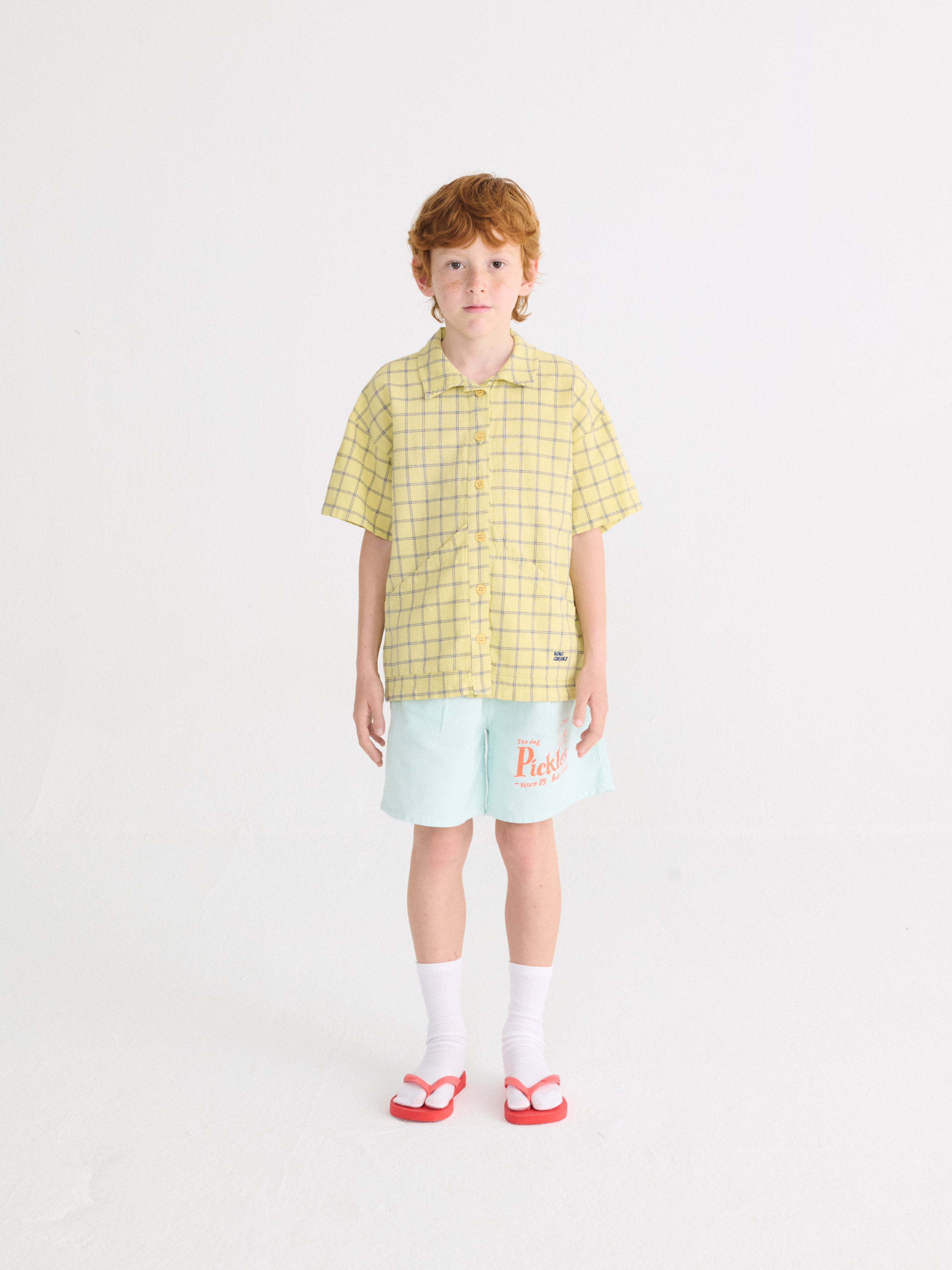 Spicy Window Pane woven shirt - BIG & BELG