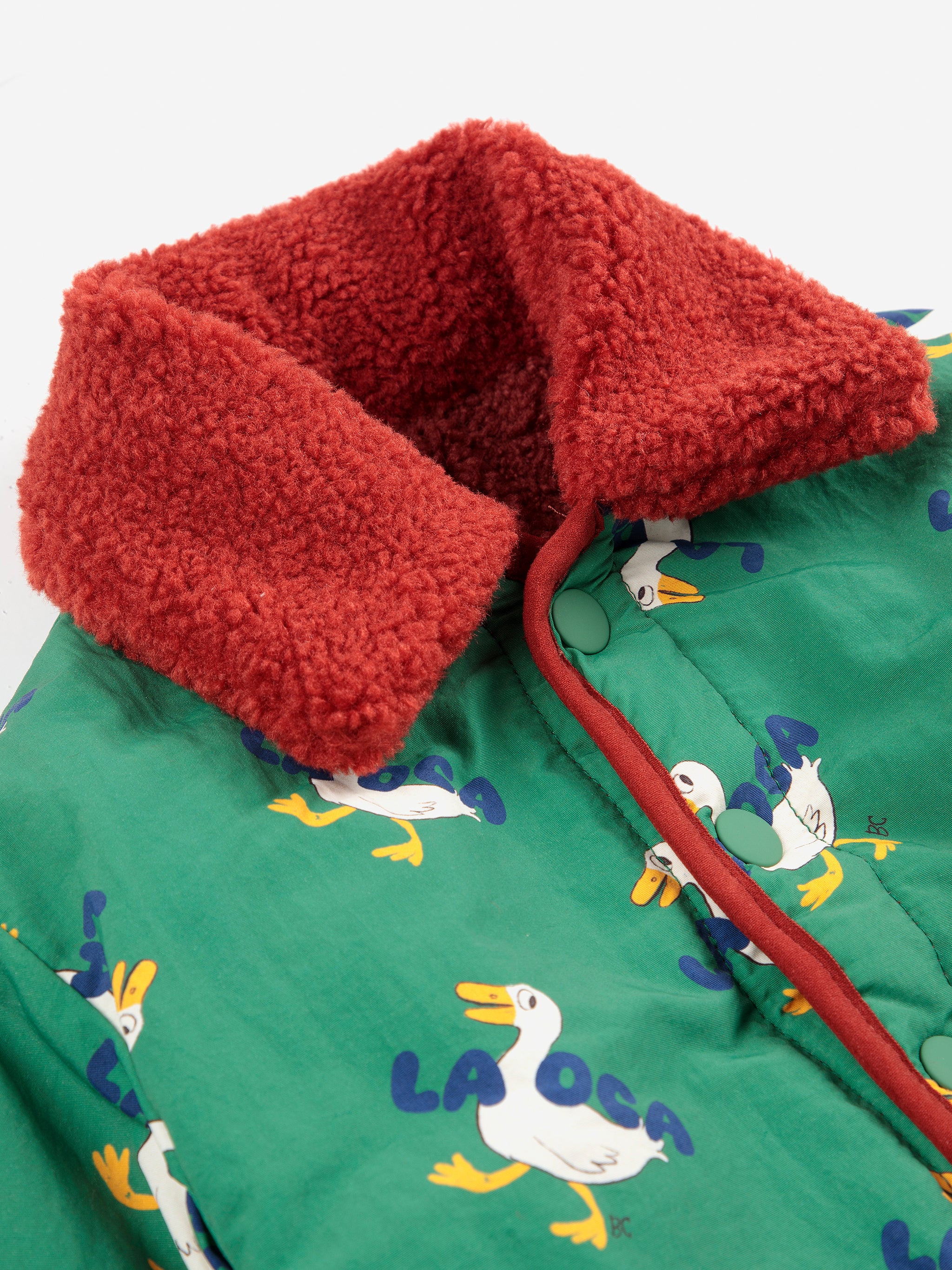 La Oca all over reversible sheepskin jacket - BIG & BELG