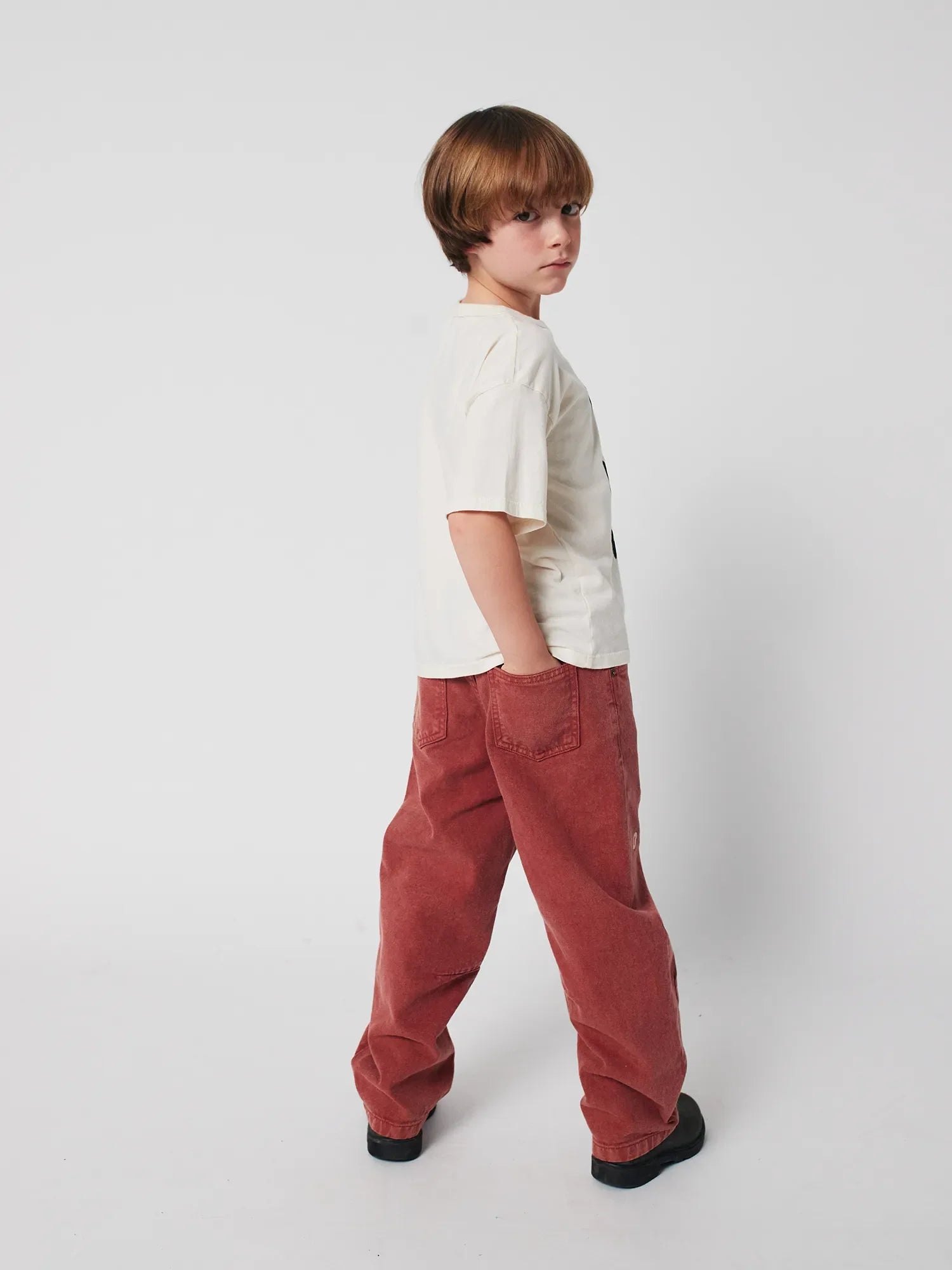 Bobo Choses denim pants brown