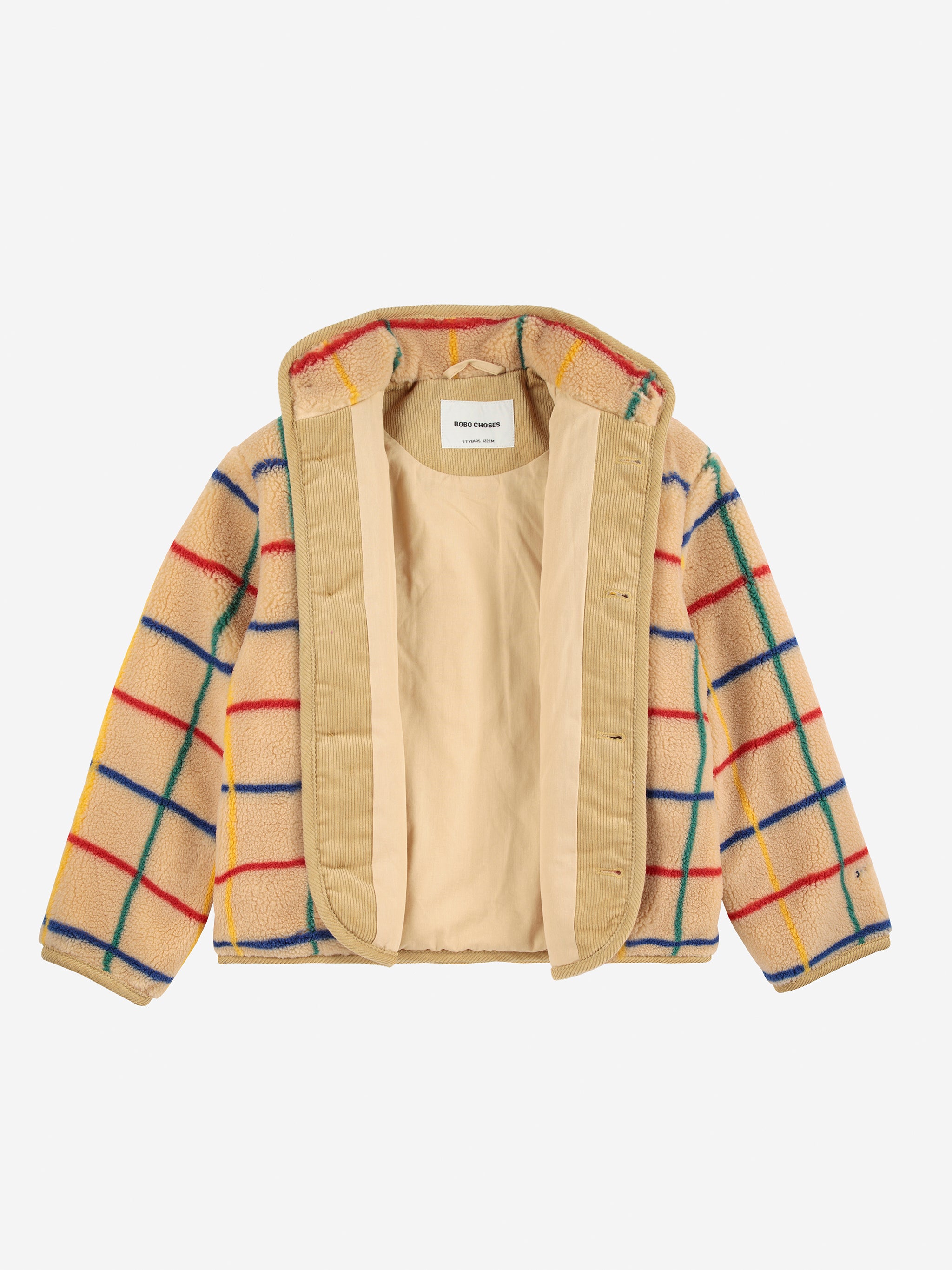 Color stripes sheepskin jacket - BIG & BELG