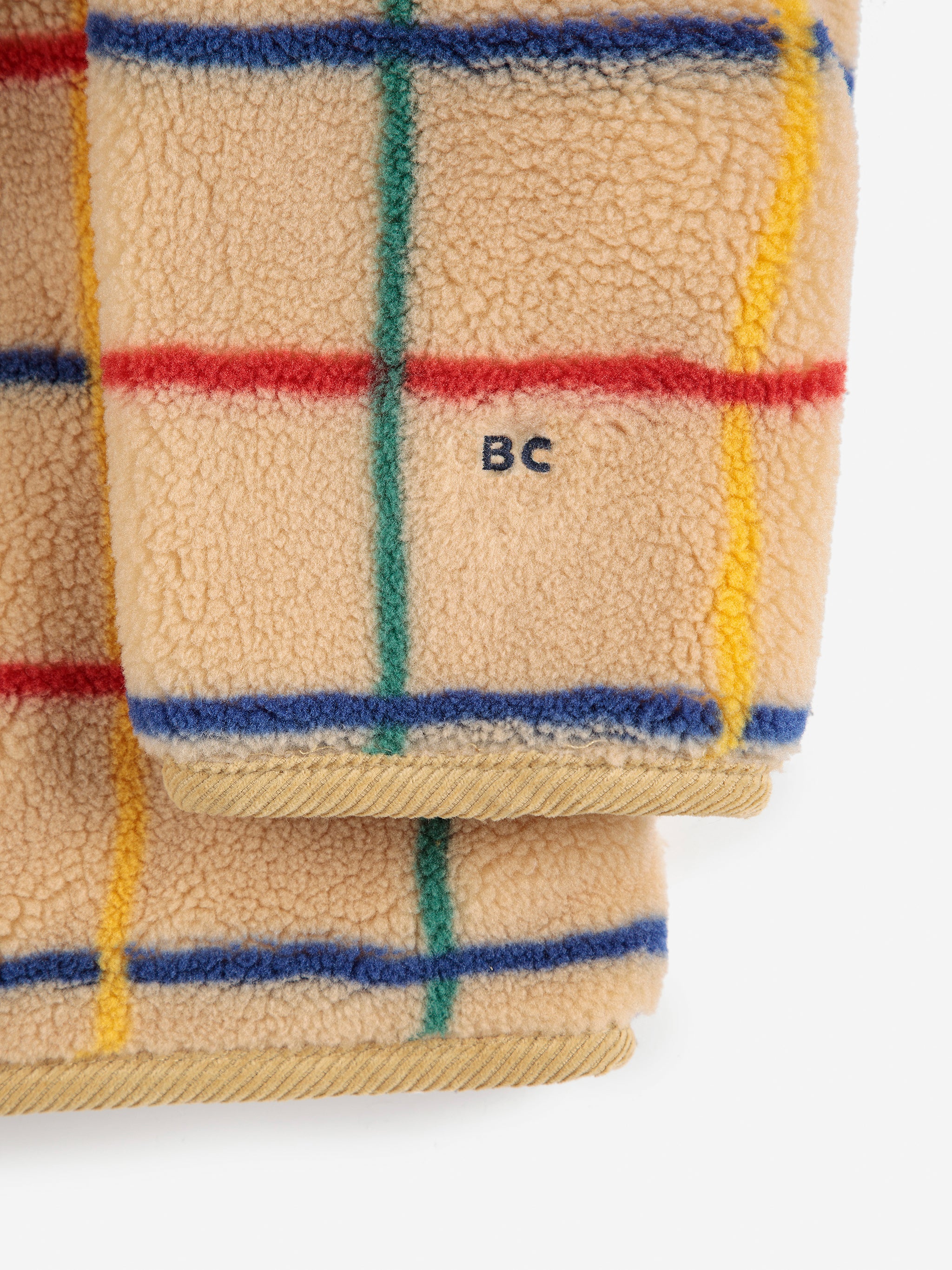 Color stripes sheepskin jacket - BIG & BELG