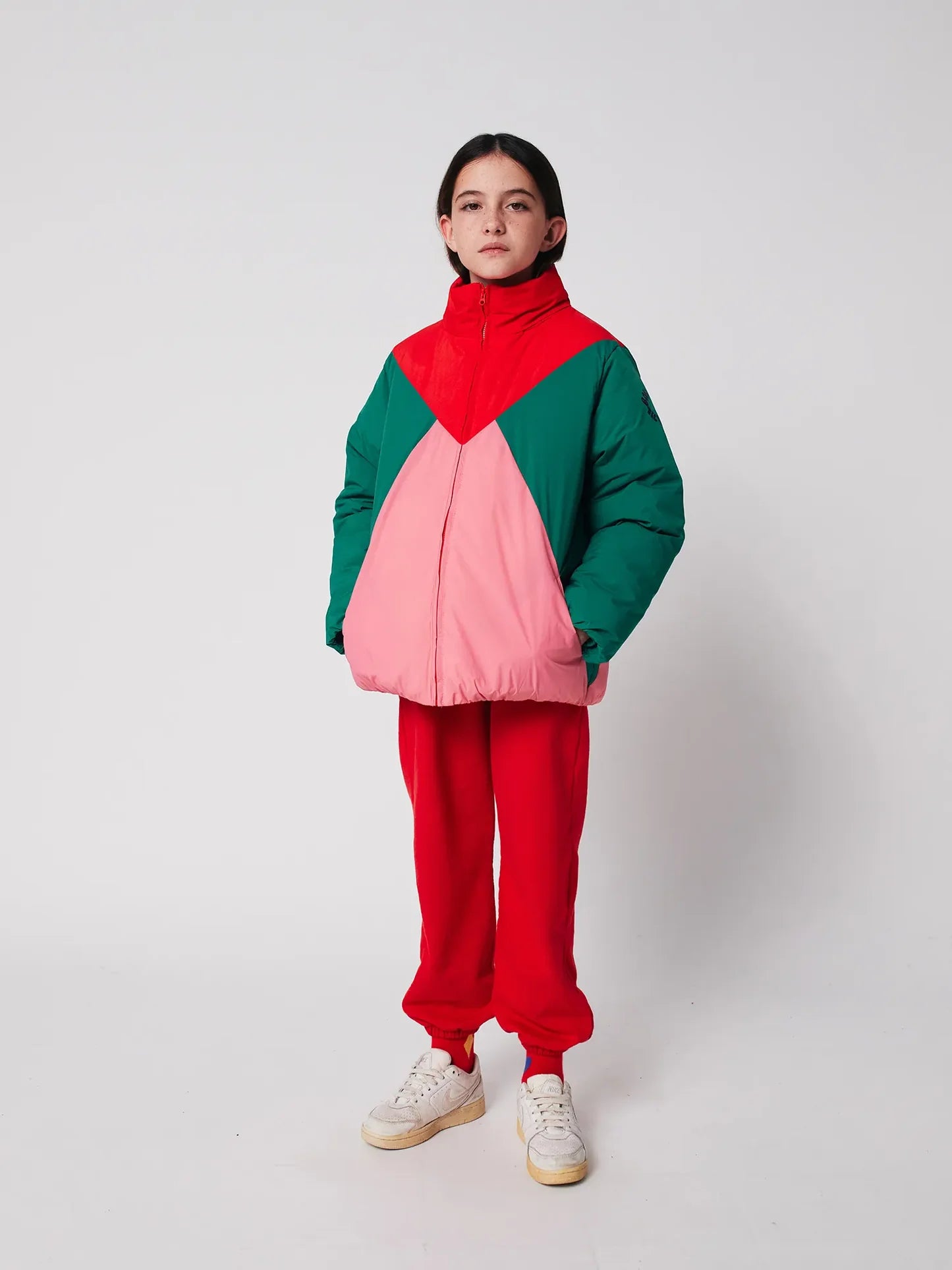 Tic Tac Toe color block anorak - BIG & BELG