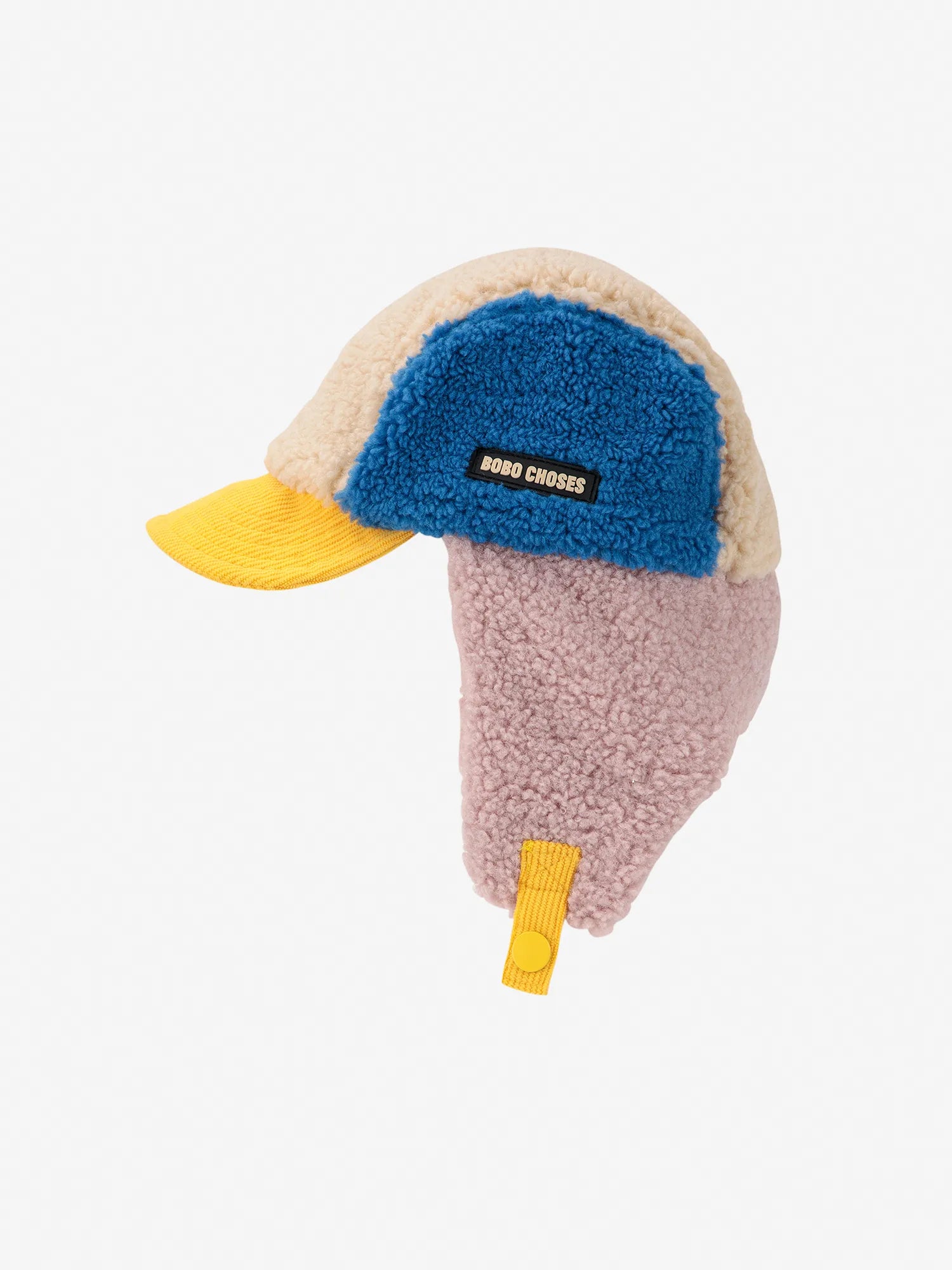 Bobo Choses color block sheepskin chapka