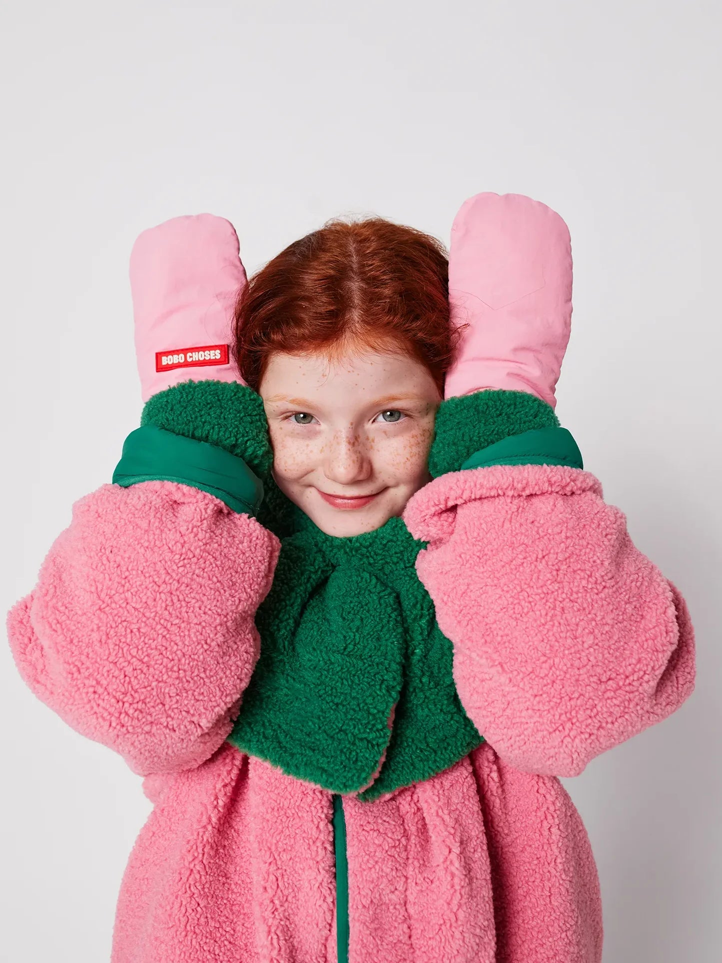 Bobo Choses bicolor mittens - BIG & BELG