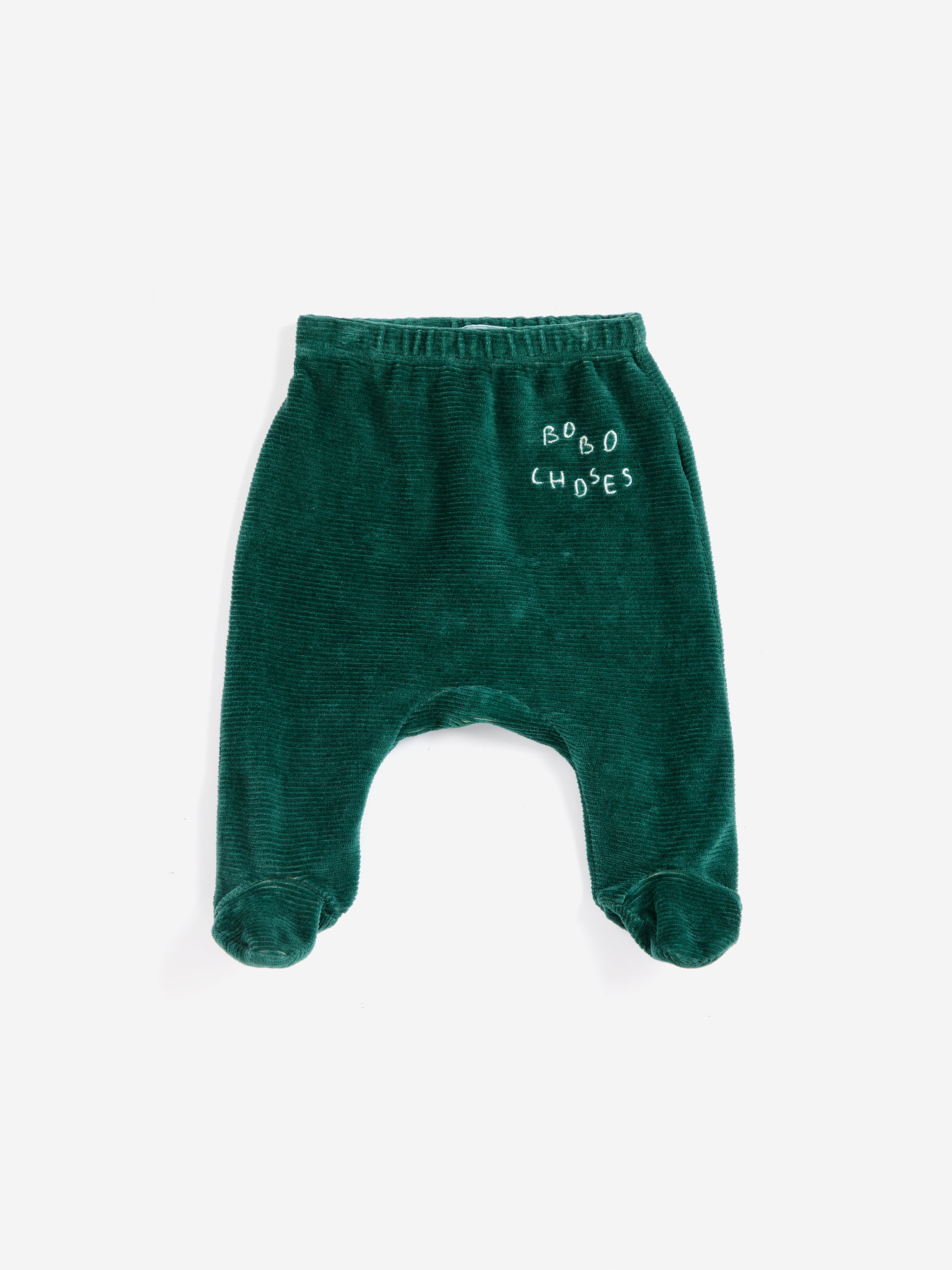 Bobo Choses velvet footed leggings