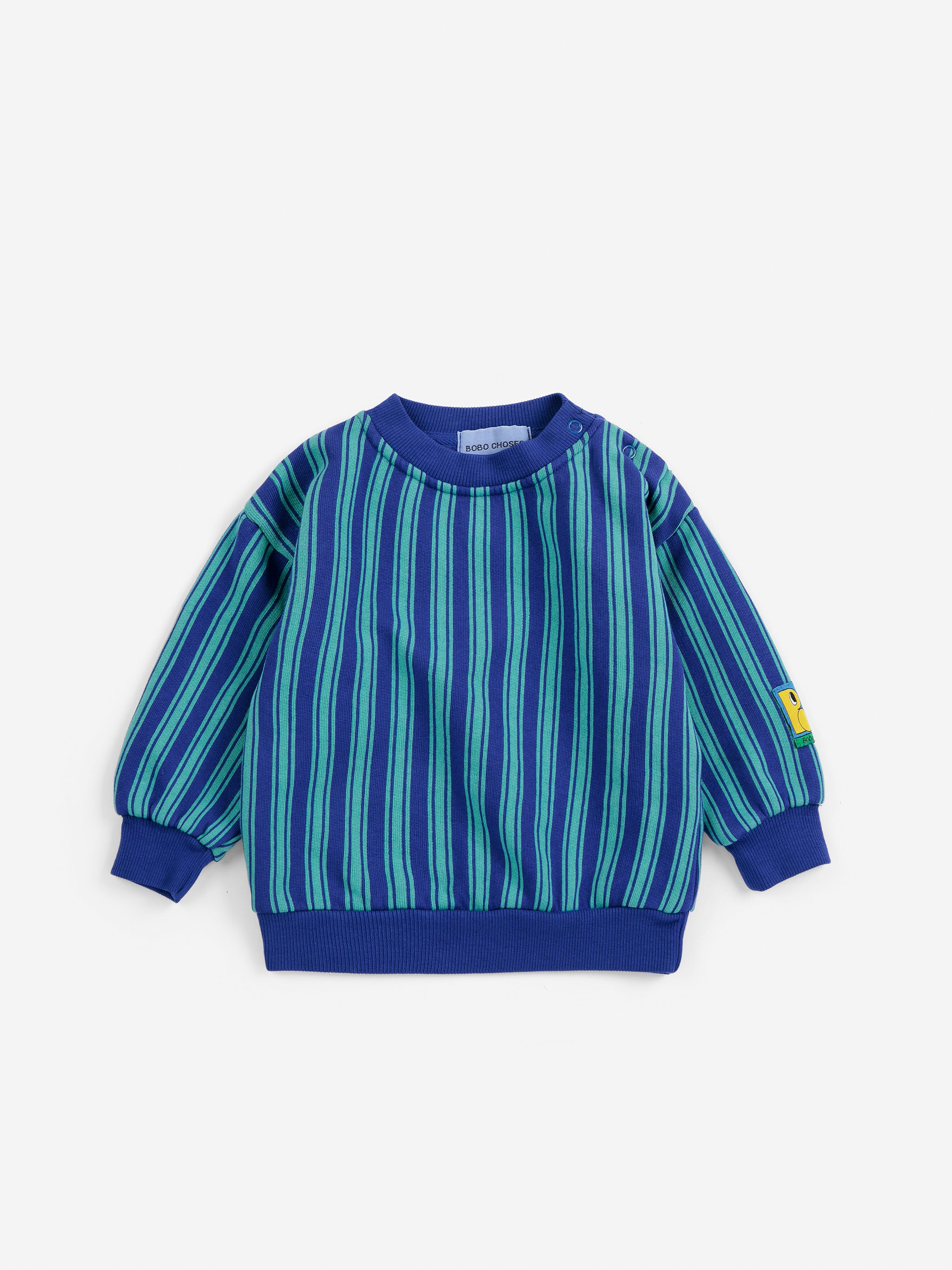 Booo Bo Choses Tag stripes sweatshirt