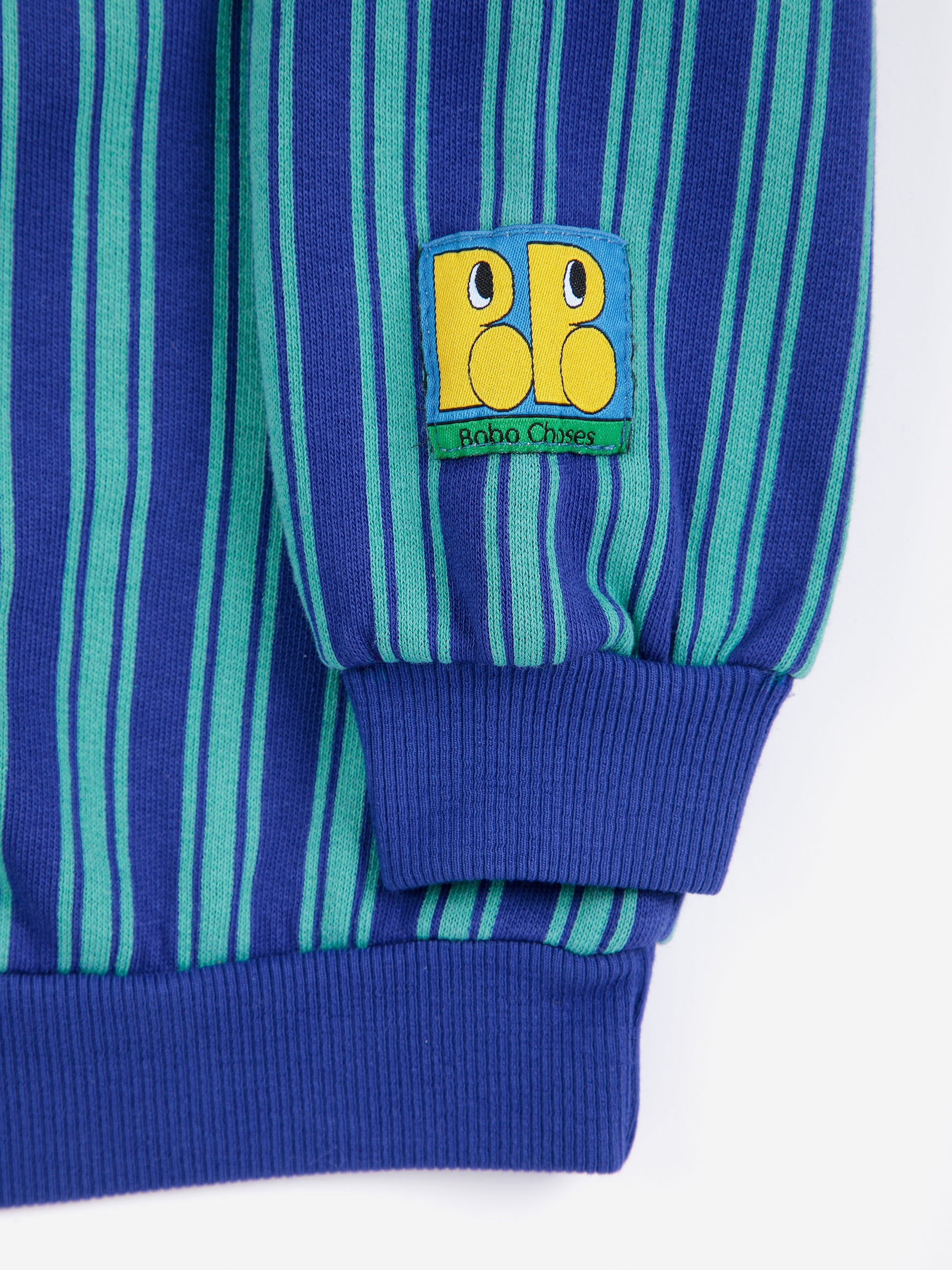 Booo Bo Choses Tag stripes sweatshirt