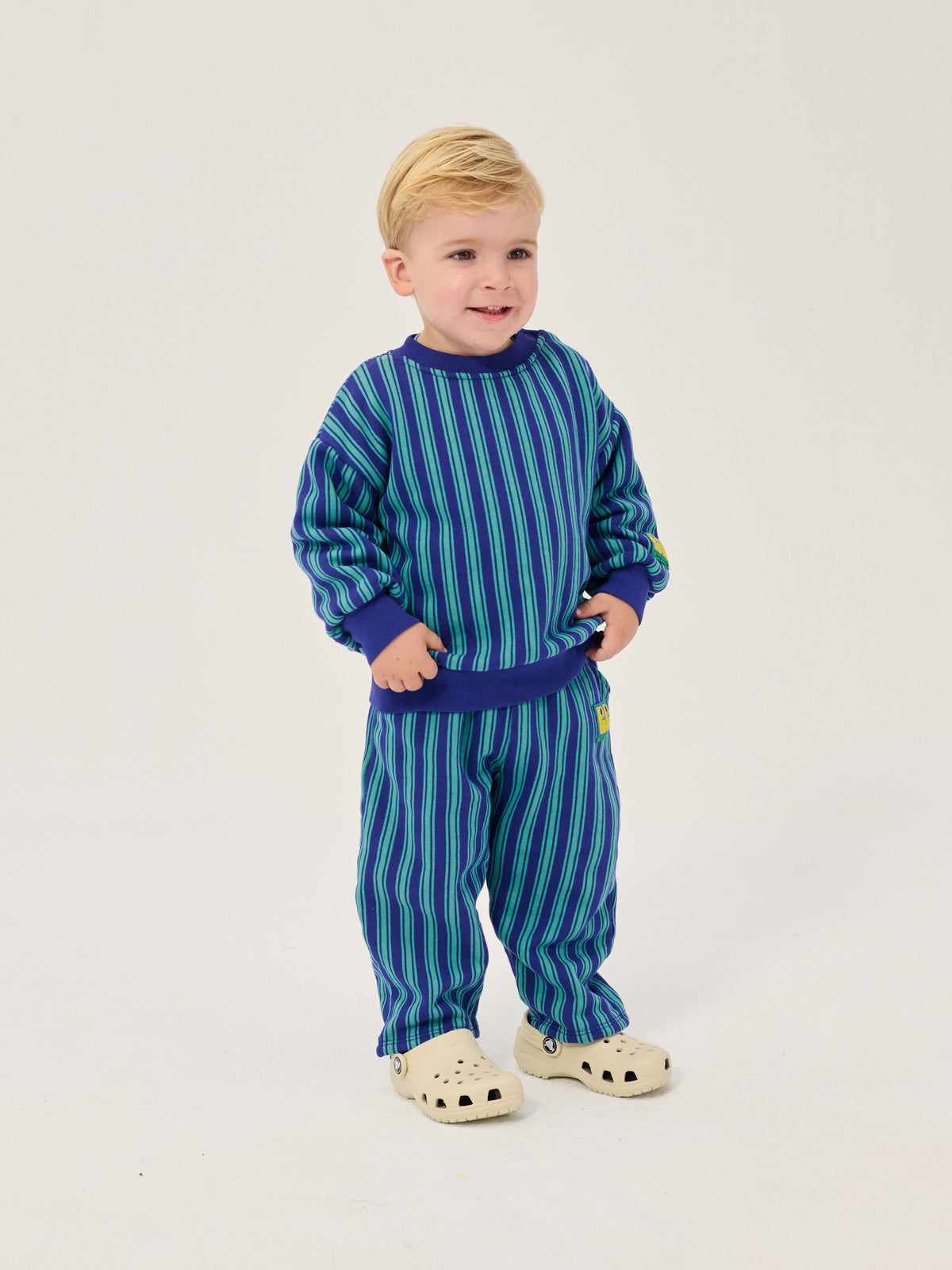Booo Bo Choses Tag stripes jogging pants