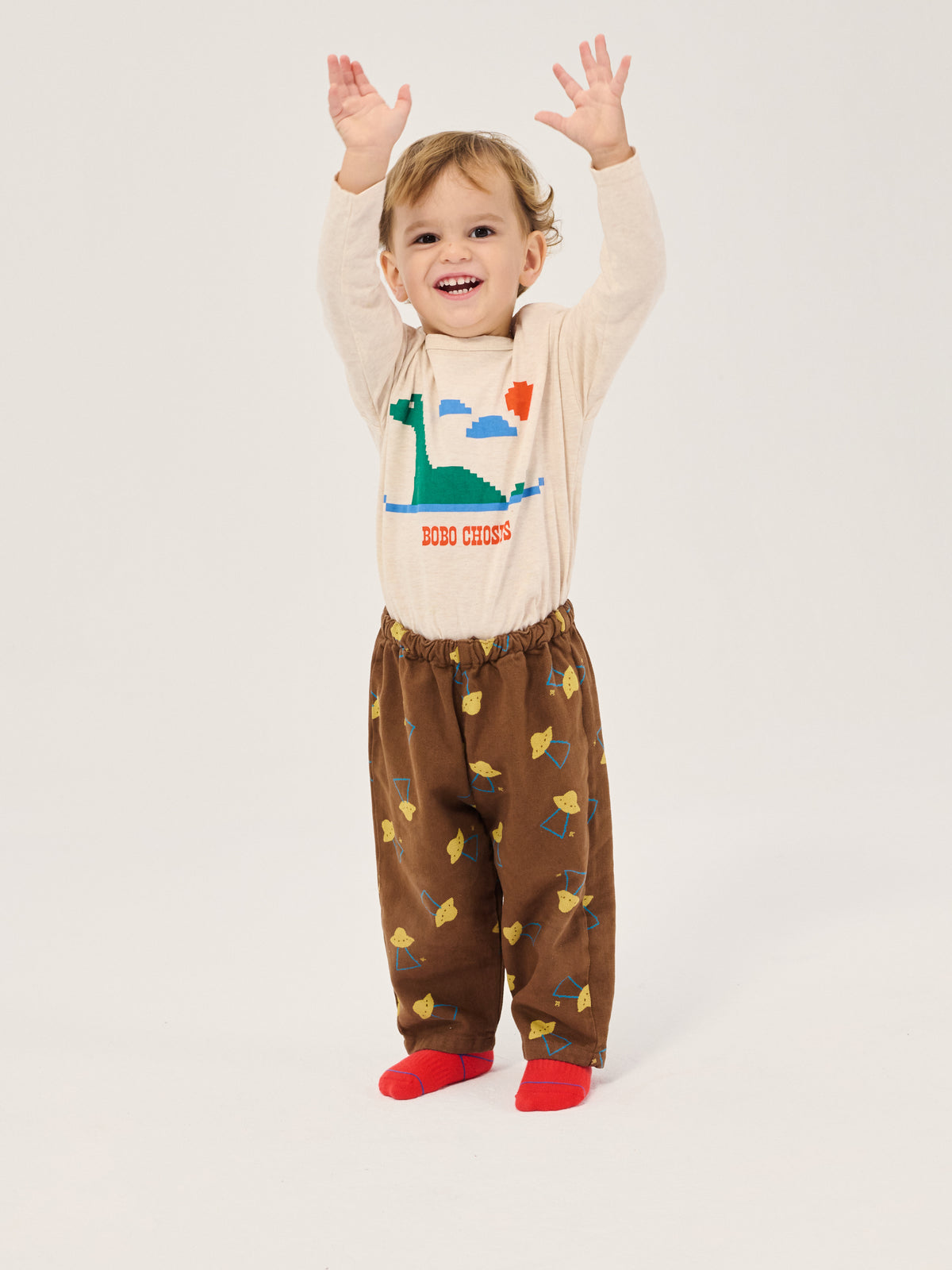 Pixel Abduction all over woven pants