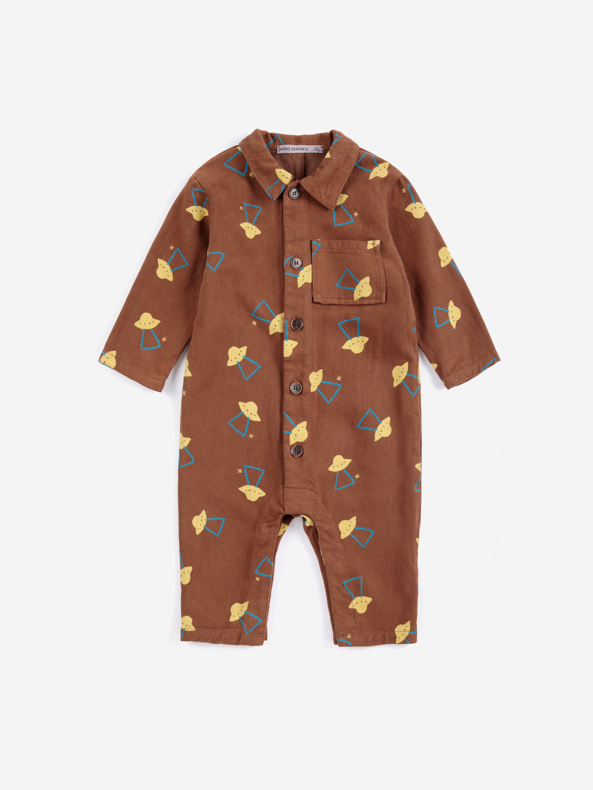 Pixel Abduction all over woven overall