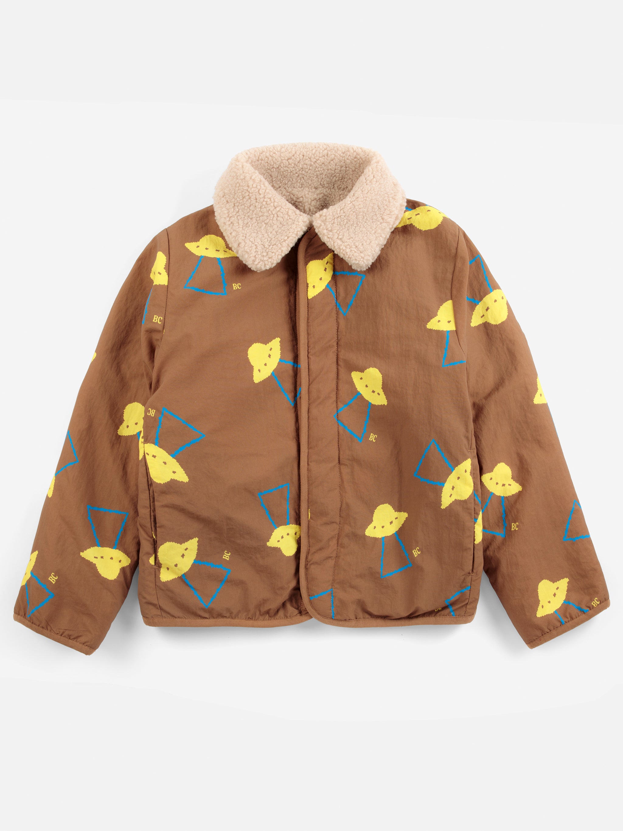 Pixel Abduction all over reversible jacket